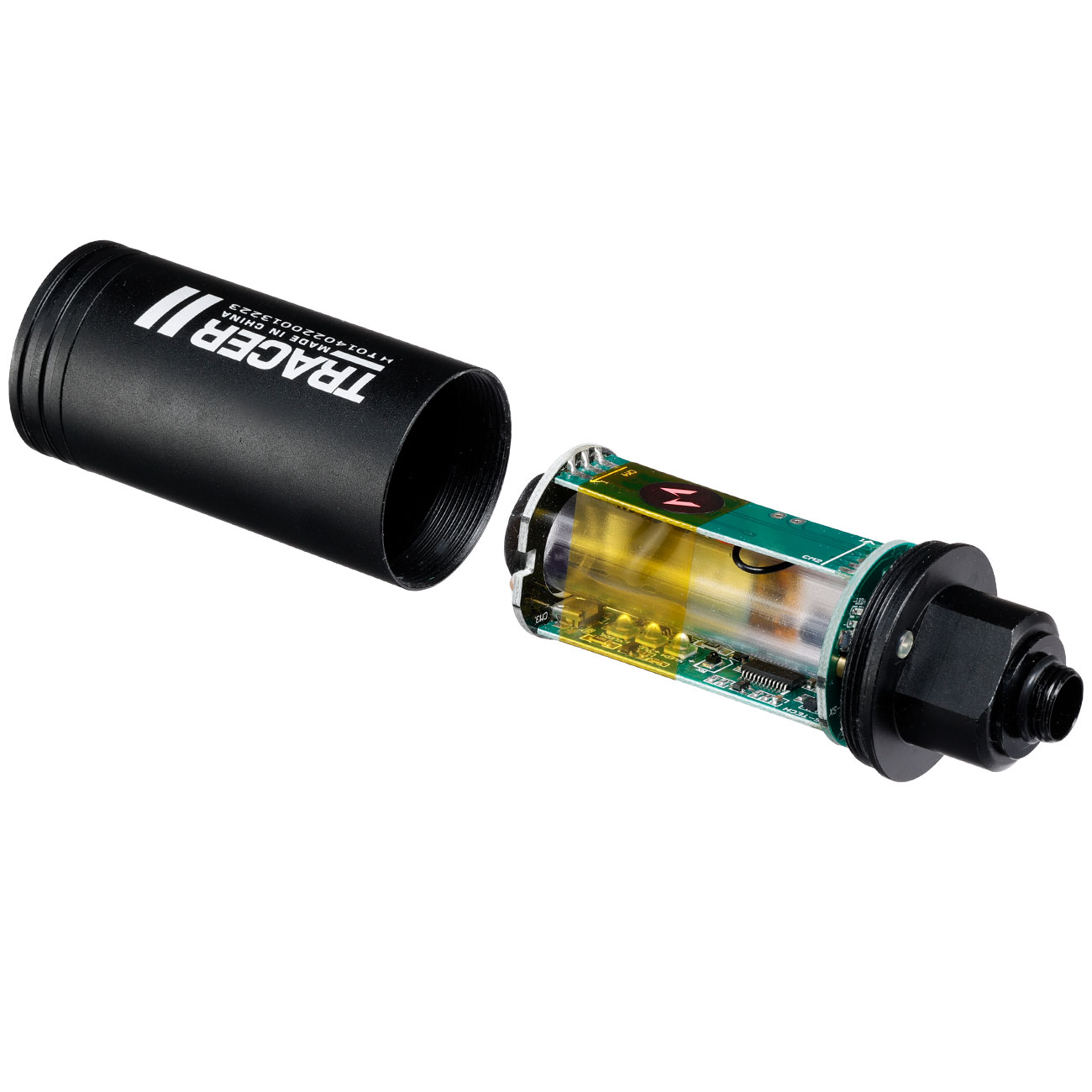 WoSport Spitfire Compact Aluminium Tracer / Flasher inkl. integriertem Akku 14mm- / 11mm+ schwarz Bild 8