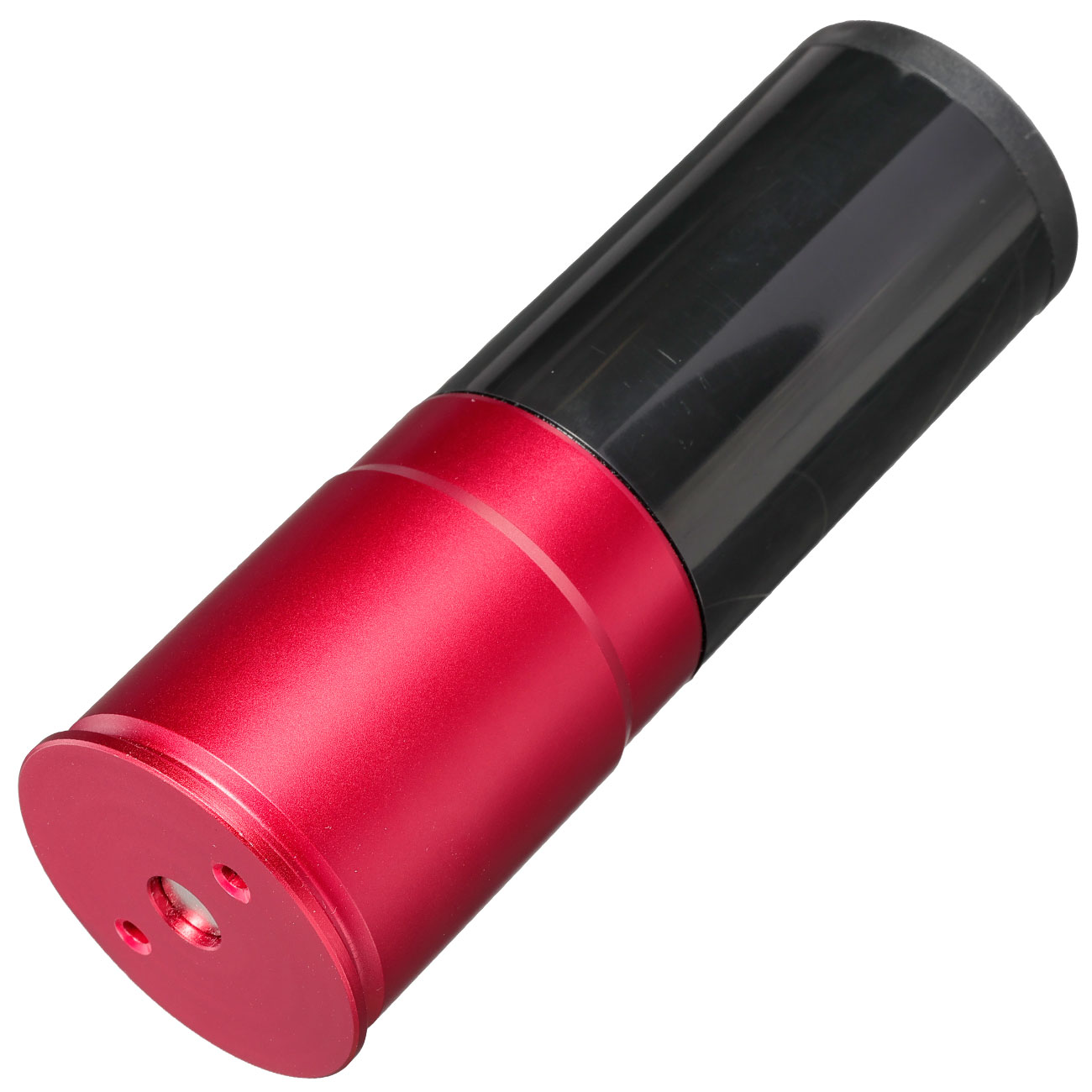 APS Hellfire 40mm Vollmetall Hlse / Einlegepatrone f. 198 6mm BBs rot / schwarz Bild 1