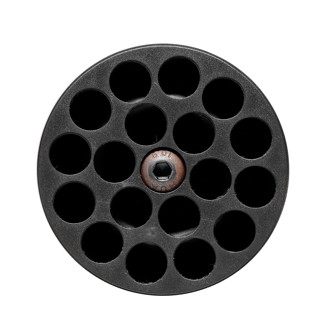 APS Hellfire 40mm Vollmetall Hlse / Einlegepatrone f. 198 6mm BBs rot / schwarz Bild 6