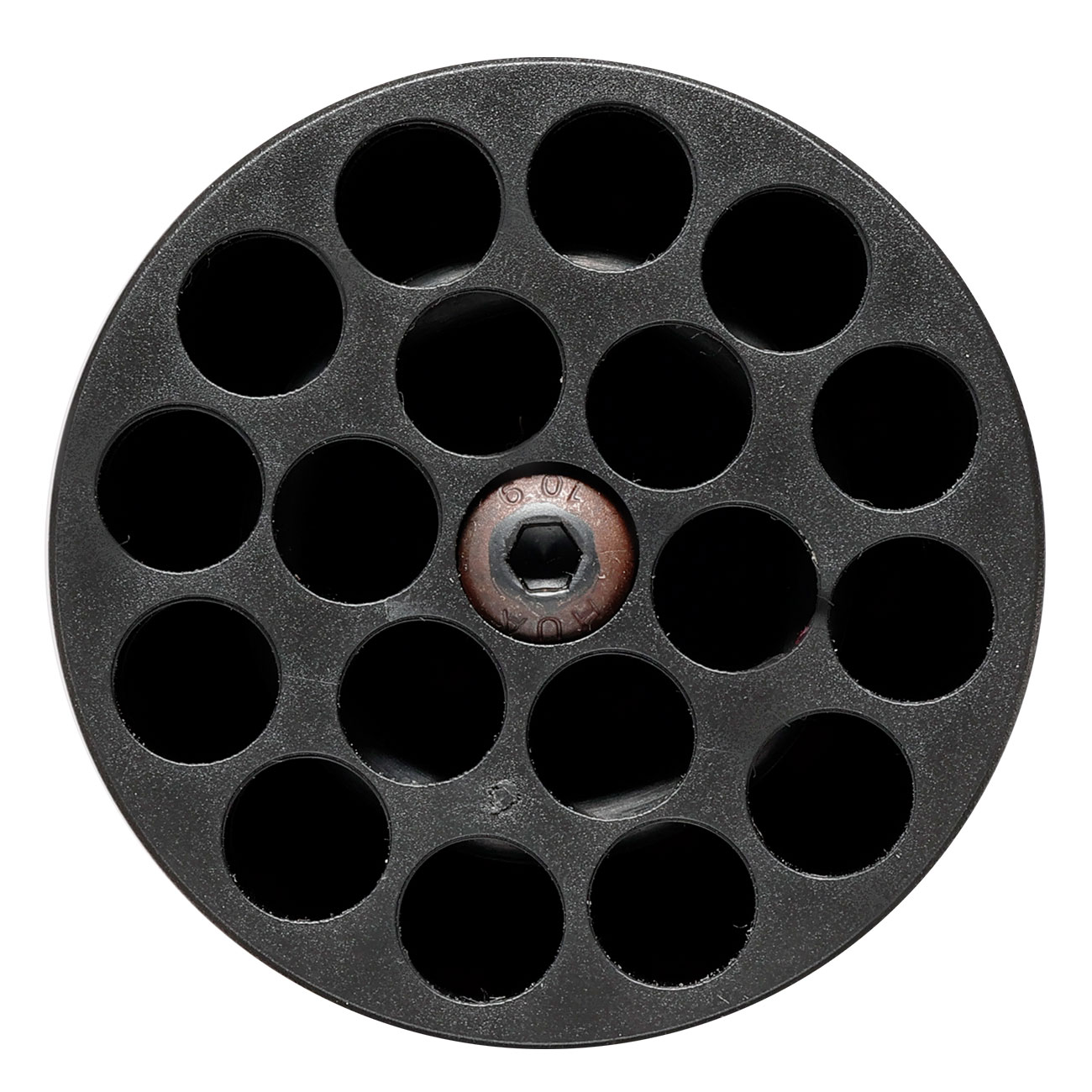 APS Hellfire 40mm Vollmetall Hlse / Einlegepatrone f. 162 6mm BBs rot / schwarz Bild 6