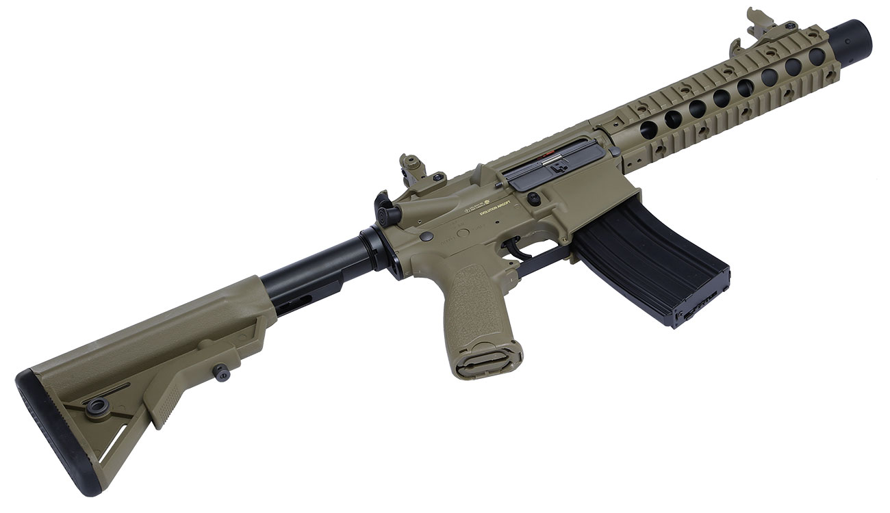 Evolution Airsoft Recon UX 9 Silent Ops Carbontech S-AEG 6mm BB Tan Bild 4