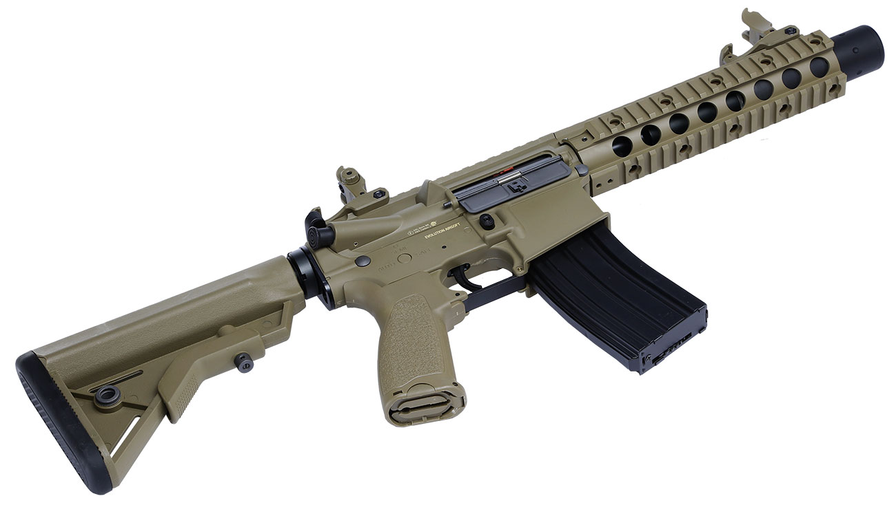 Evolution Airsoft Recon UX 9 Silent Ops Carbontech S-AEG 6mm BB Tan Bild 5
