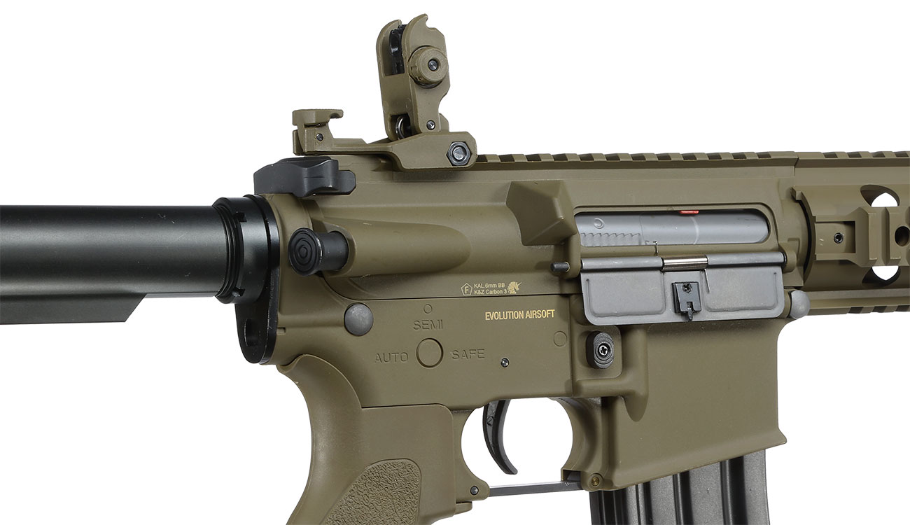 Evolution Airsoft Recon UX 9 Silent Ops Carbontech S-AEG 6mm BB Tan Bild 8