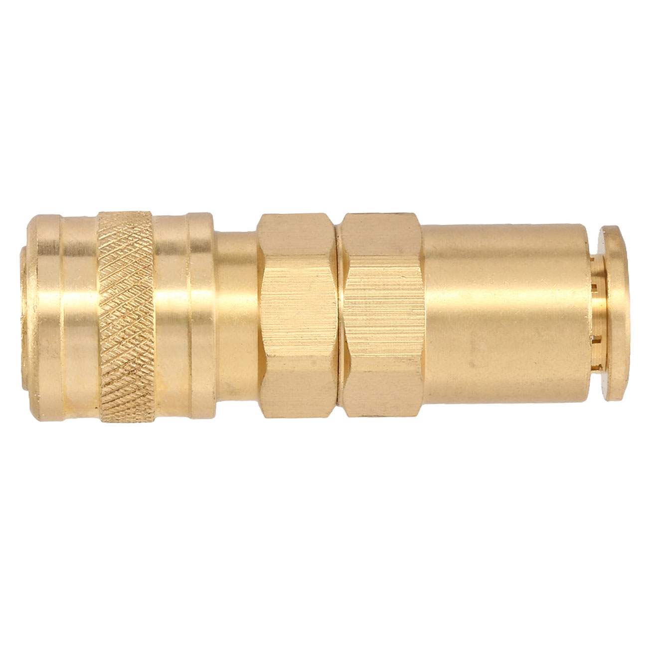 BalystiK QD Fitting weiblich mit 8mm Macroline HPA-Adapter gold - US Version Bild 2