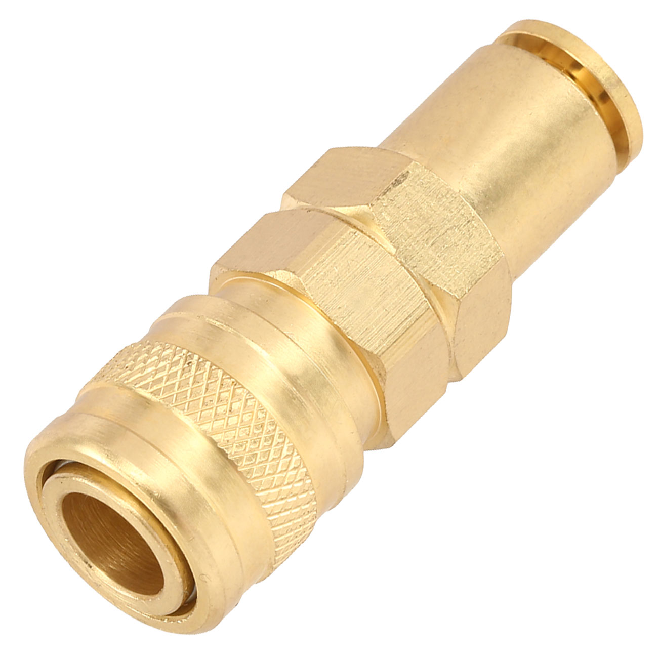 BalystiK QD Fitting weiblich mit 6mm Macroline HPA-Adapter gold - US Version Bild 1
