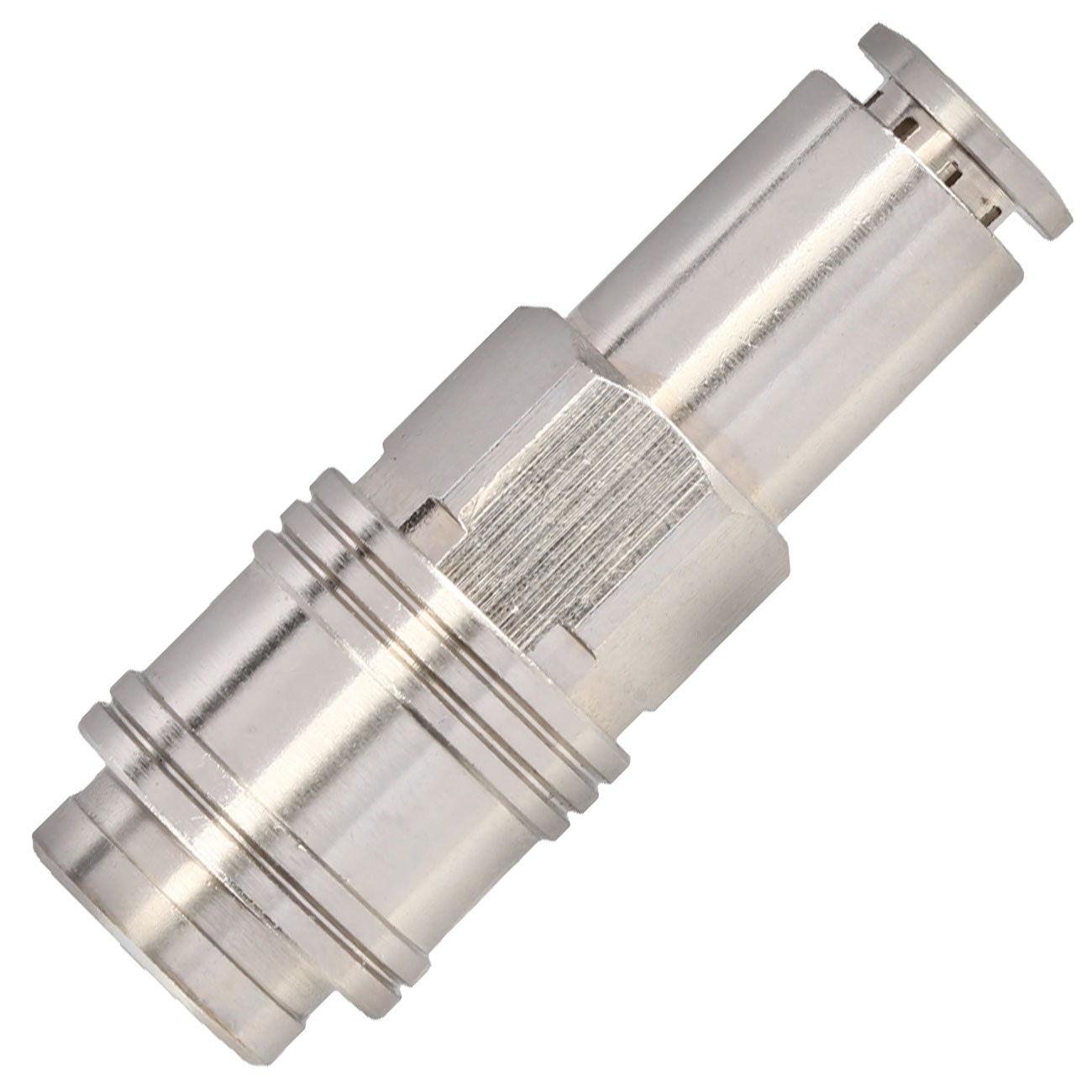 BalystiK QD Fitting weiblich mit 6mm Macroline HPA-Adapter silber - EU Version Bild 2
