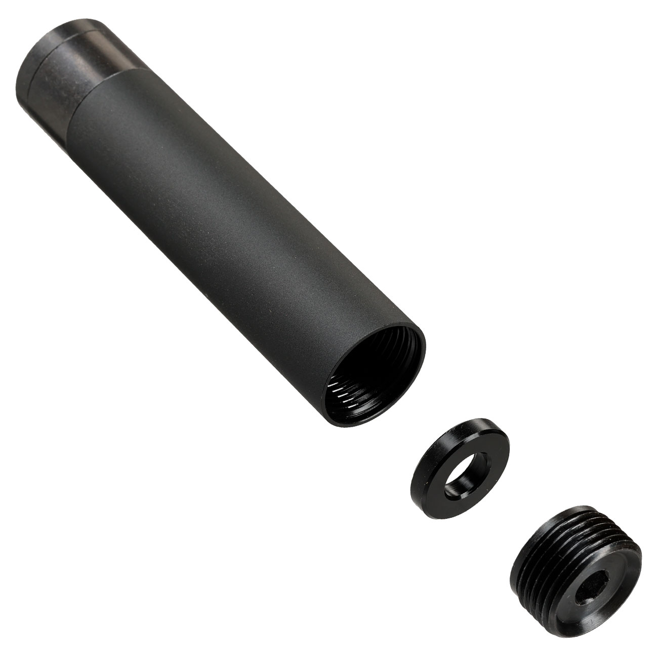 Action Army M100 CO2 Wechsel-Zylinder einbaufertig Komplettset f. AAC-C1 Athena Gewehre schwarz Bild 3