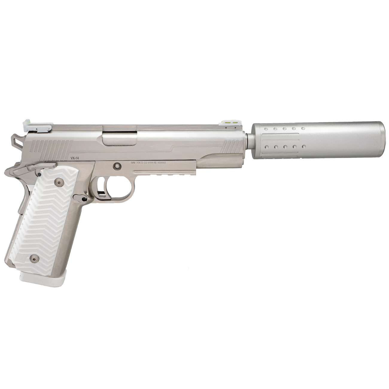 Vorsk Hi-Capa VX-14 Silenced Vollmetall GBB 6mm BB Requiem Edition - Special Twin Pack Edition Bild 4