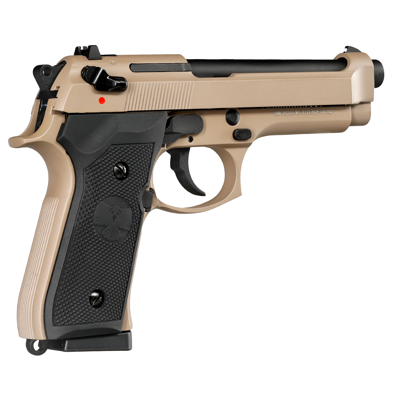 Nuprol Raven R92F Vollmetall GBB 6mm BB tan Bild 4