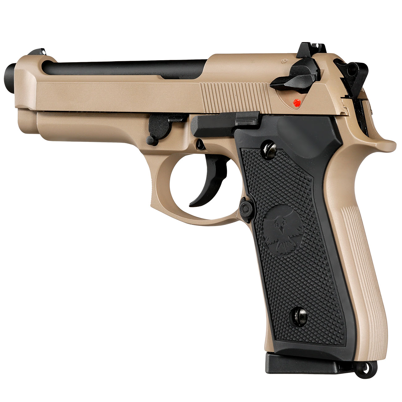 Nuprol Raven R92F Vollmetall GBB 6mm BB tan Bild 8