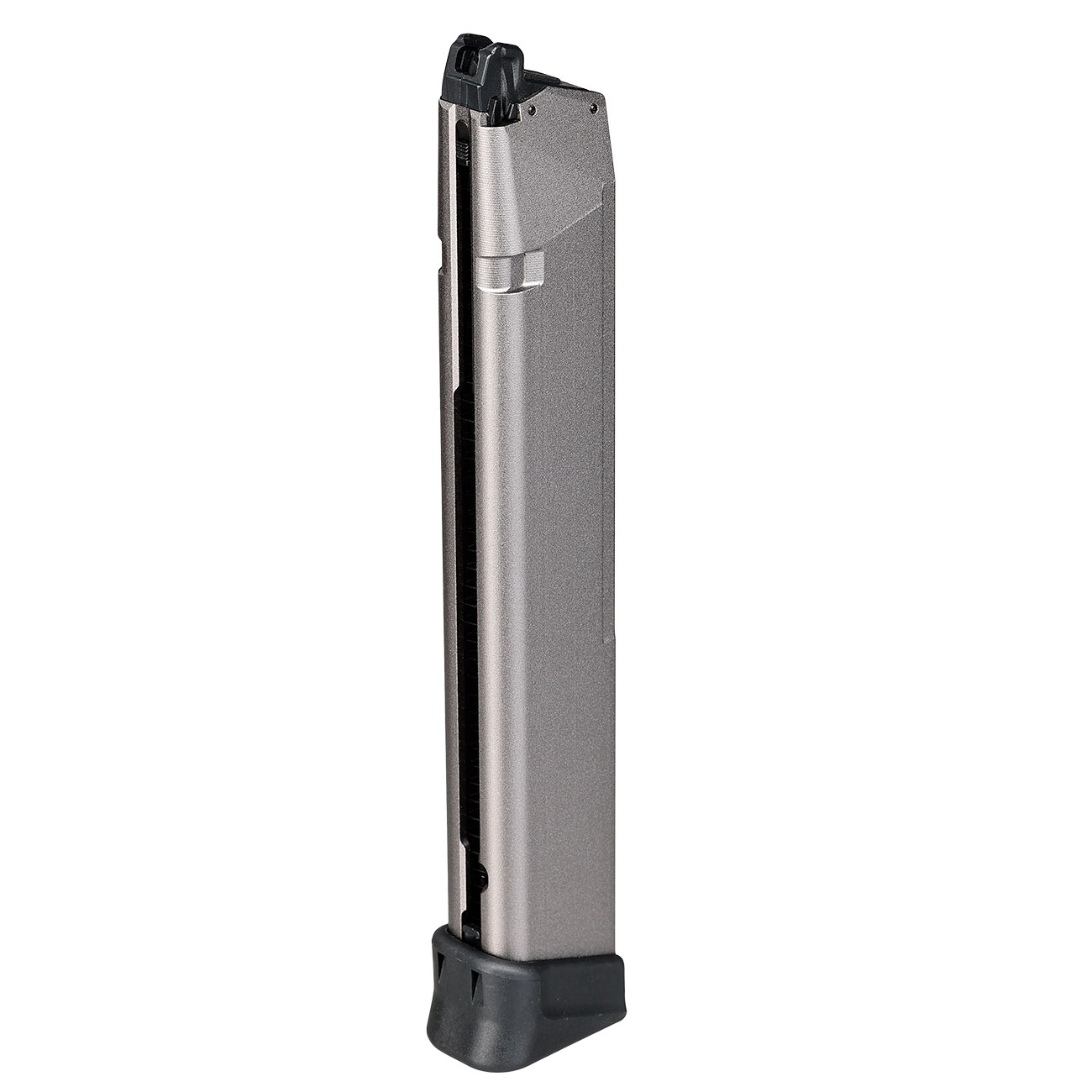 TTI Airsoft G-Series GBB CNC Magazin Extended 50 Schuss (f. TM / WE / VFC) grau - Softairgas Version