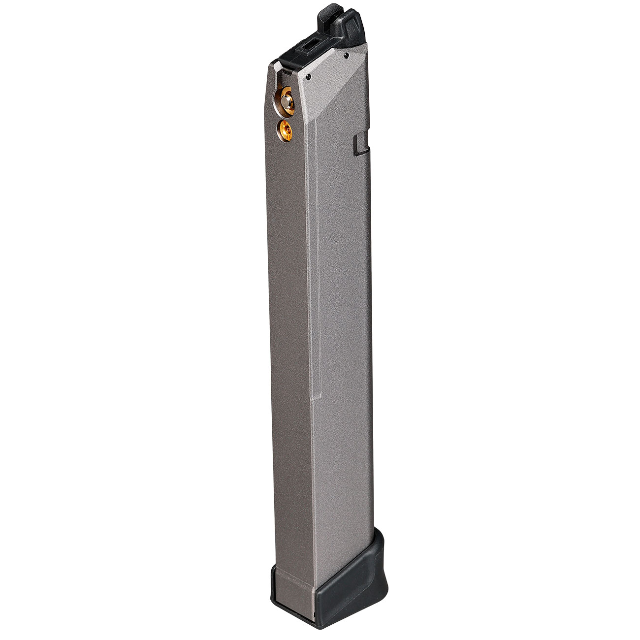 TTI Airsoft G-Series GBB CNC Magazin Extended 50 Schuss (f. TM / WE / VFC) grau - Softairgas Version Bild 1