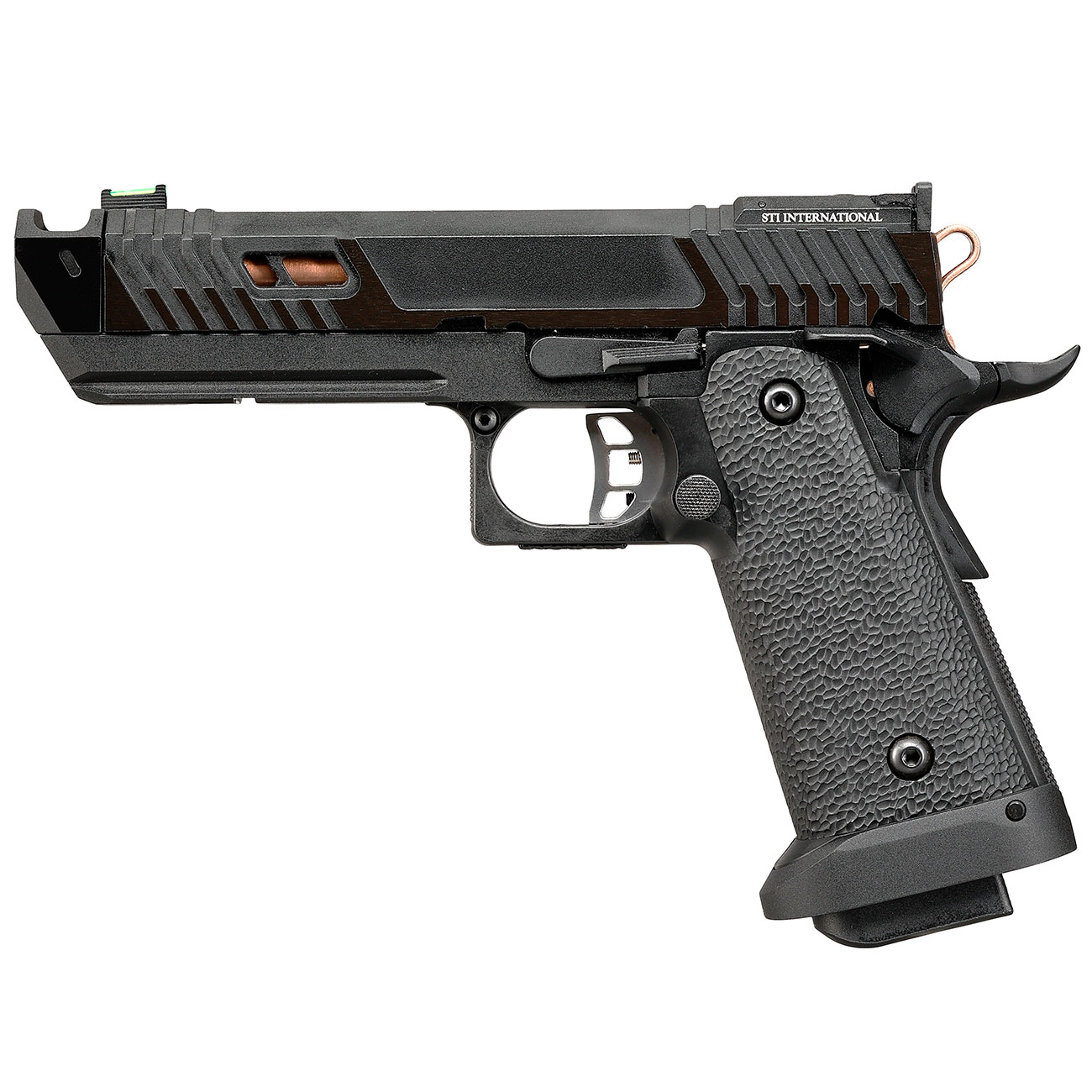 ASG / STI International Pit Viper 2011 JW4 Airsoftpistole Vollmetall CO2BB 6mm BB schwarz Bild 1