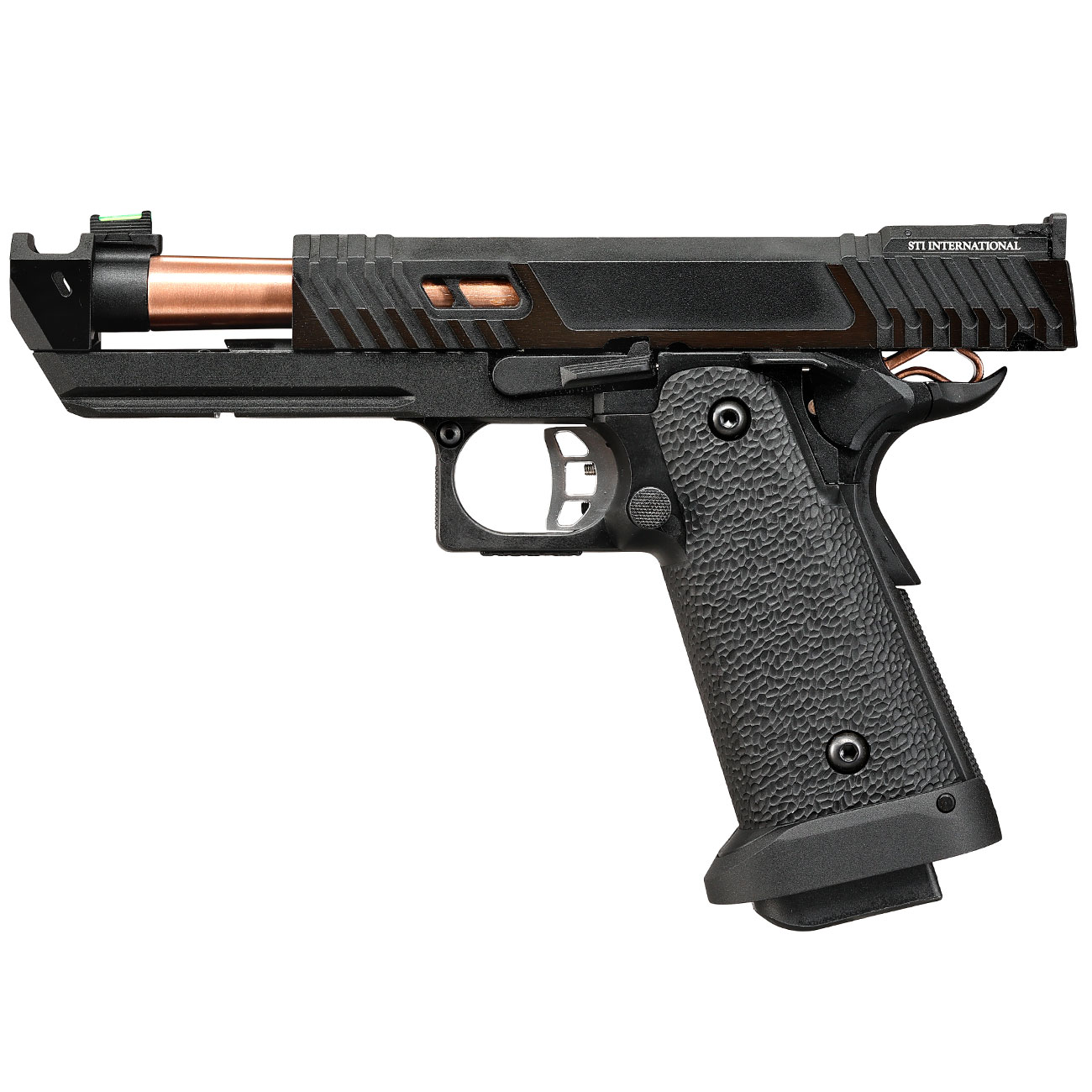 ASG / STI International Pit Viper 2011 JW4 Airsoftpistole Vollmetall CO2BB 6mm BB schwarz Bild 2