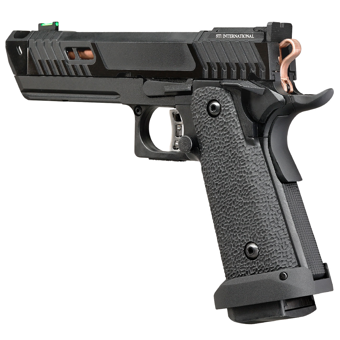 ASG / STI International Pit Viper 2011 JW4 Airsoftpistole Vollmetall CO2BB 6mm BB schwarz Bild 8