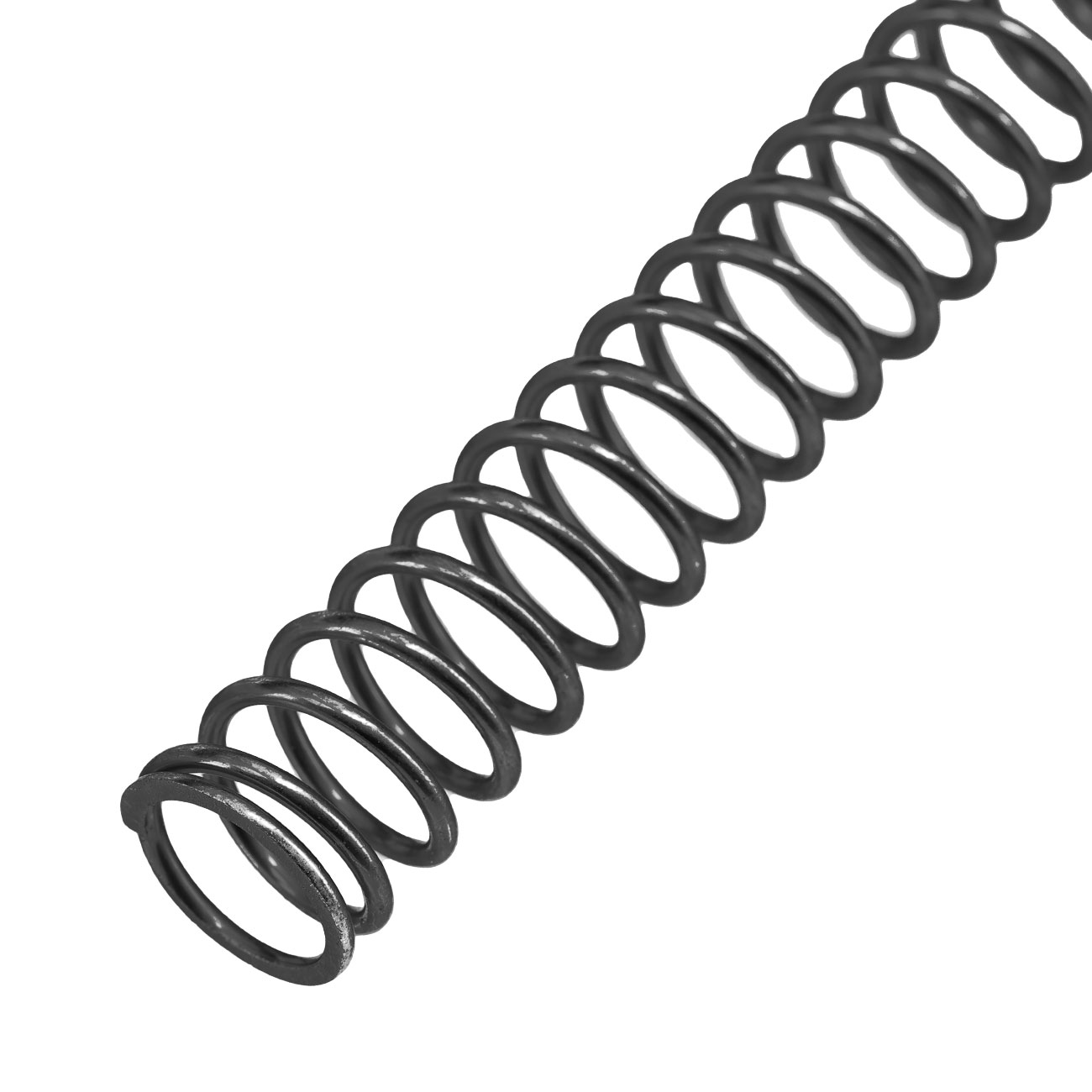 Unicorn UNISpring Federstahl Tuningfeder M100 schwarz f. V2 / V3 S-AEG Gearboxen Bild 2