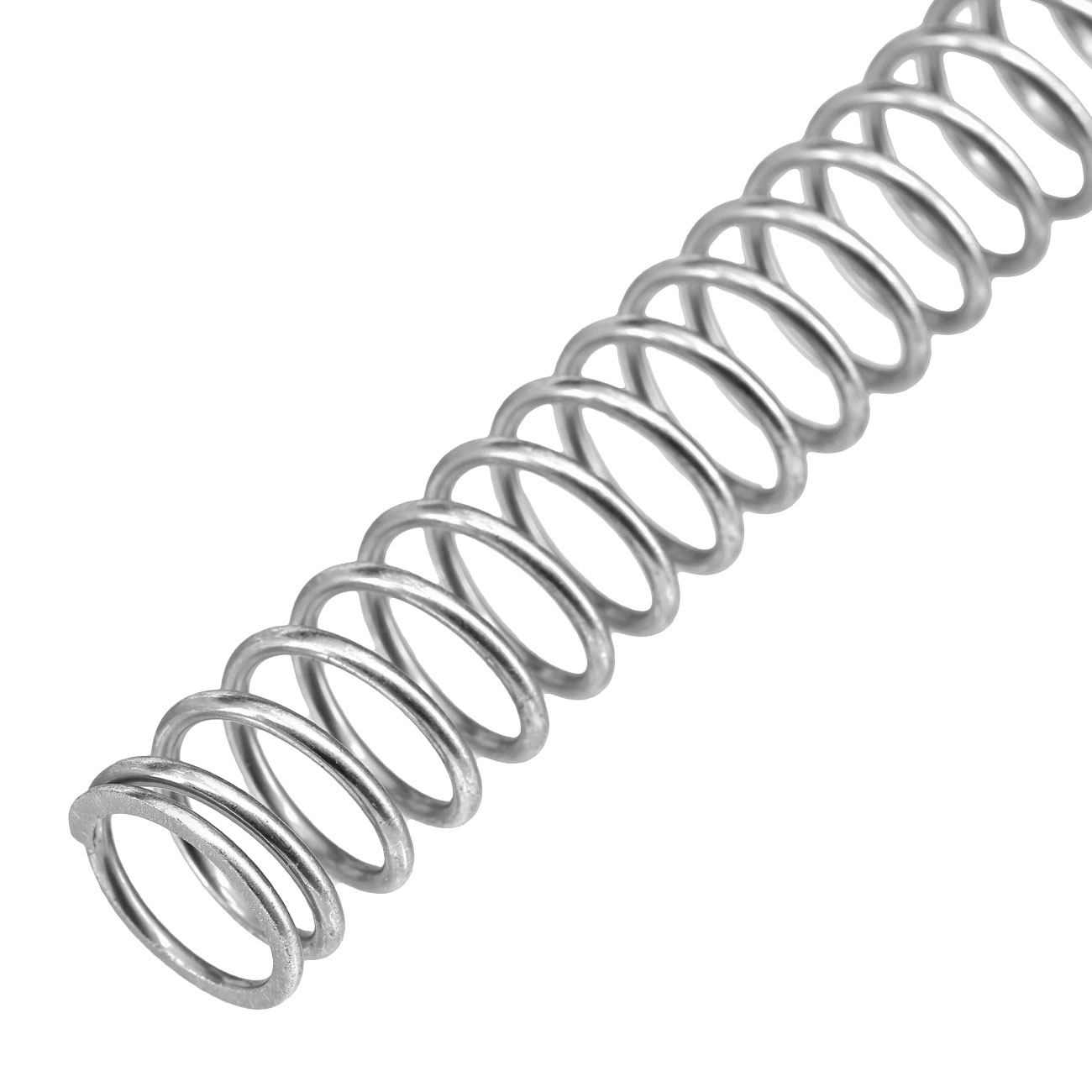 Unicorn UNISpring Federstahl Tuningfeder M120 silber f. V2 / V3 S-AEG Gearboxen Bild 2