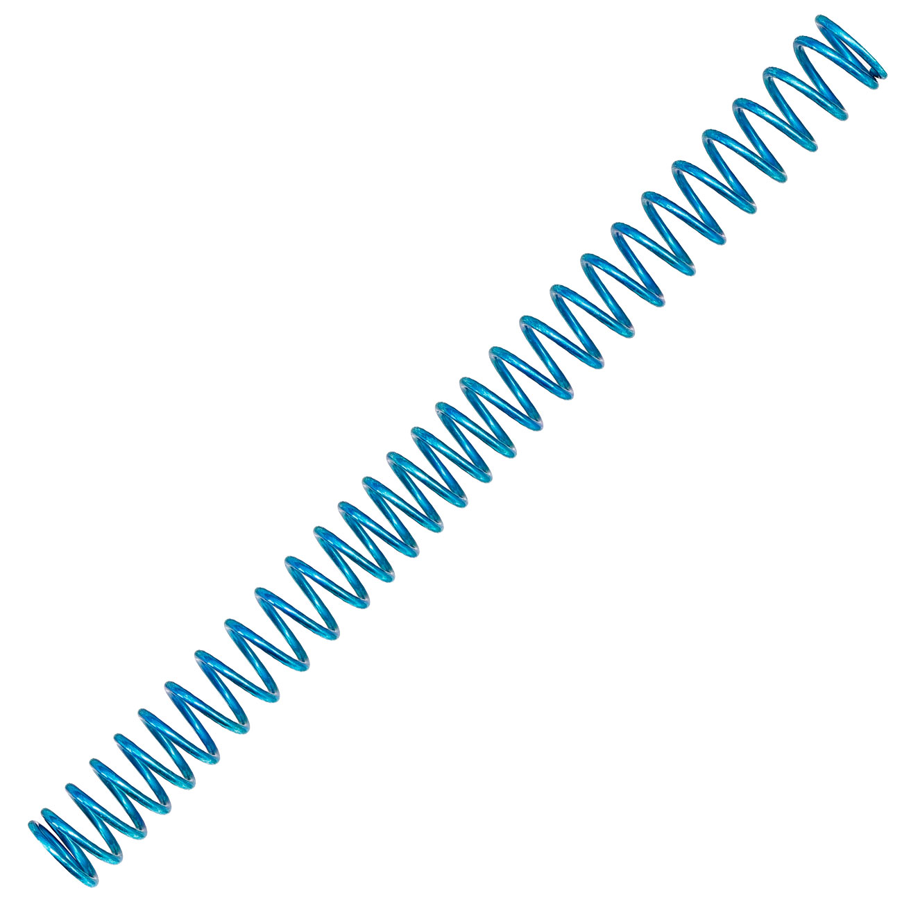 Unicorn UNISpring Federstahl Tuningfeder M140 blau f. V2 / V3 S-AEG Gearboxen Bild 1
