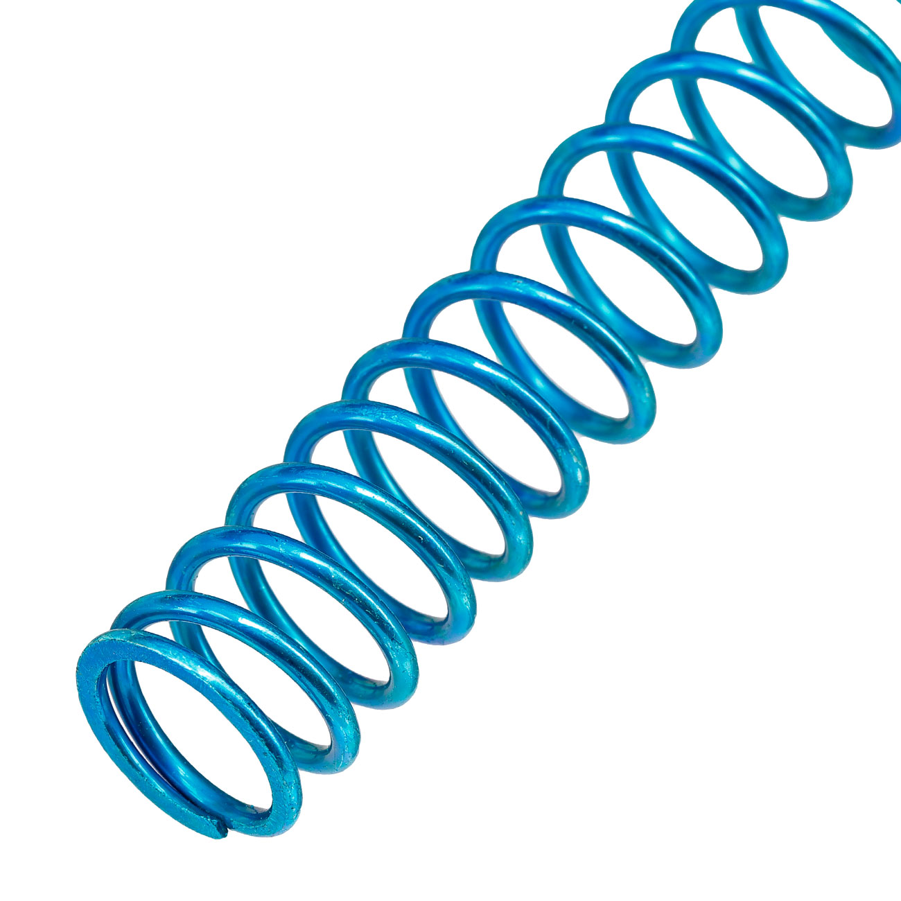 Unicorn UNISpring Federstahl Tuningfeder M140 blau f. V2 / V3 S-AEG Gearboxen Bild 2
