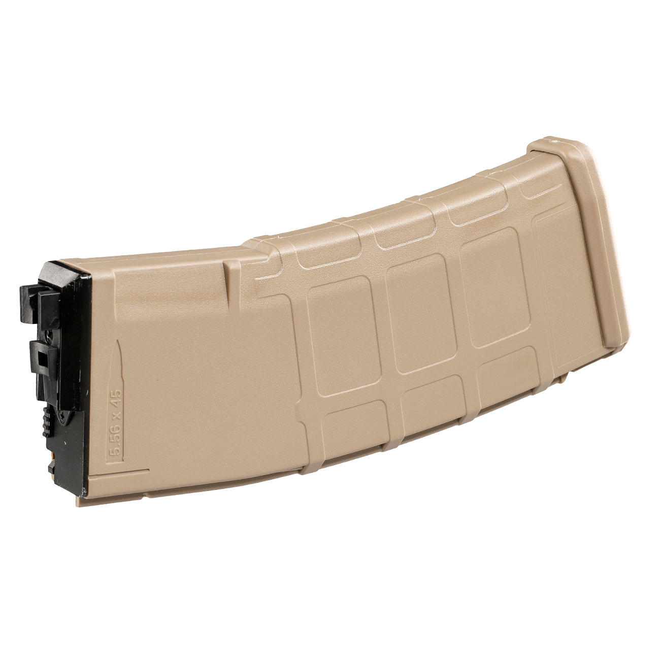 Wei-ETech M4 / M16 Open Bolt GBB Low-Cap P-Style Magazin 30 Schuss tan - Version 3 - Softairgas Version