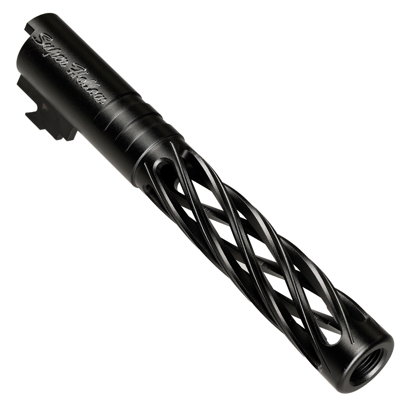 Dr. Black Super Hollow CNC 6063 Aluminium Auenlauf f. Tokyo Marui Hi-Capa 5.1 GBB schwarz Bild 1