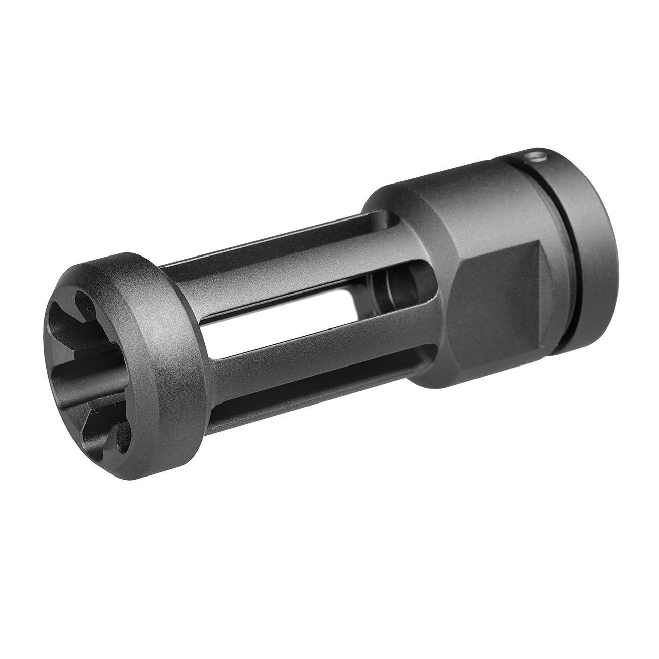 CTM R-Style Aluminium Flash-Hider schwarz 14mm-
