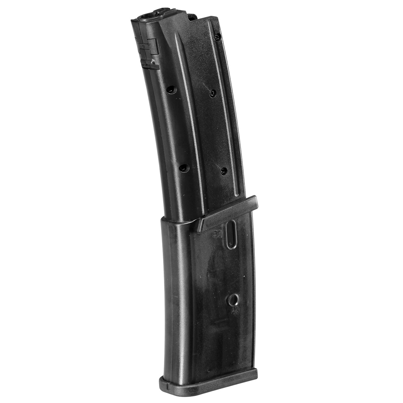 VFC Heckler & Koch MP7 A1 S-AEG Polycarbonate-Magazin Mid-Cap 120 Schuss schwarz