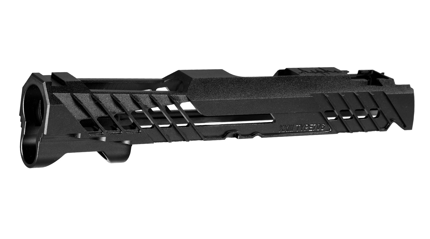 Dr. Black Type 706 CNC 6063 Aluminium Schlitten f. Tokyo Marui Hi-Capa 5.1 GBB schwarz