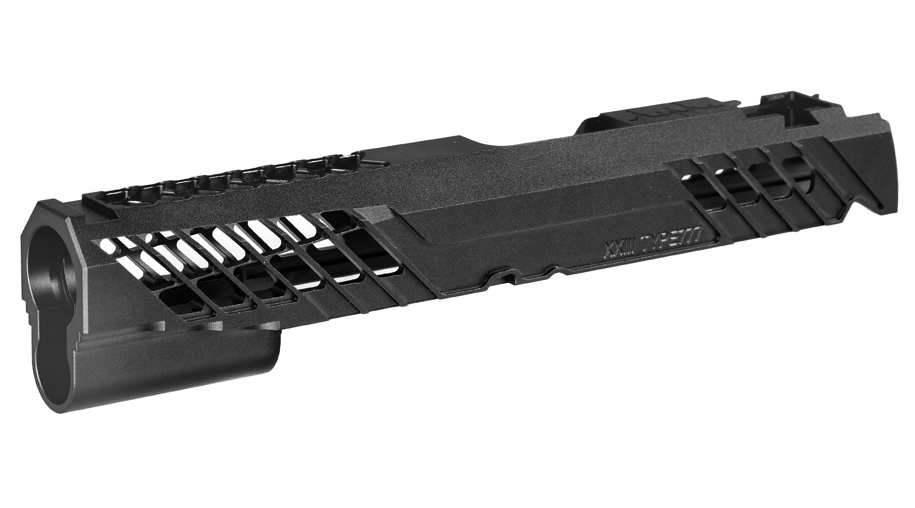 Dr. Black Type 777 CNC 6063 Aluminium Schlitten f. Tokyo Marui Hi-Capa 5.1 GBB schwarz