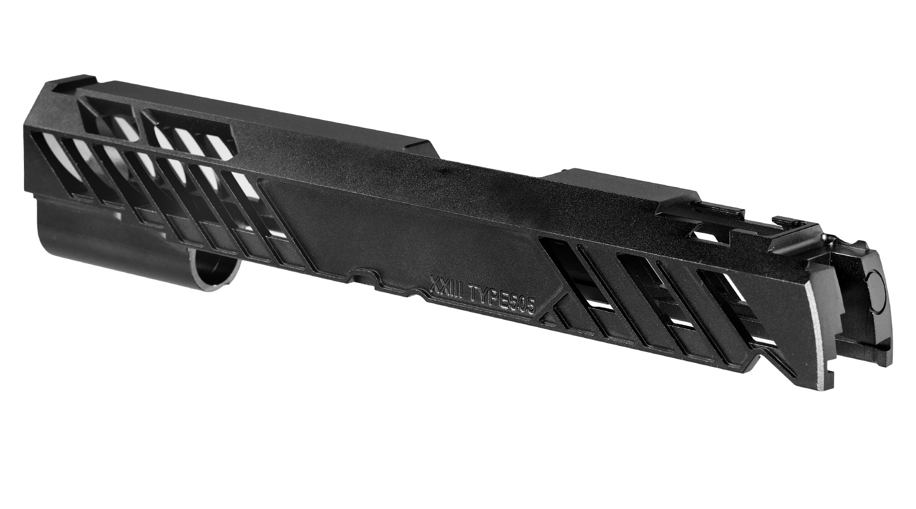 Dr. Black Type 777 CNC 6063 Aluminium Schlitten f. Tokyo Marui Hi-Capa 5.1 GBB schwarz Bild 2