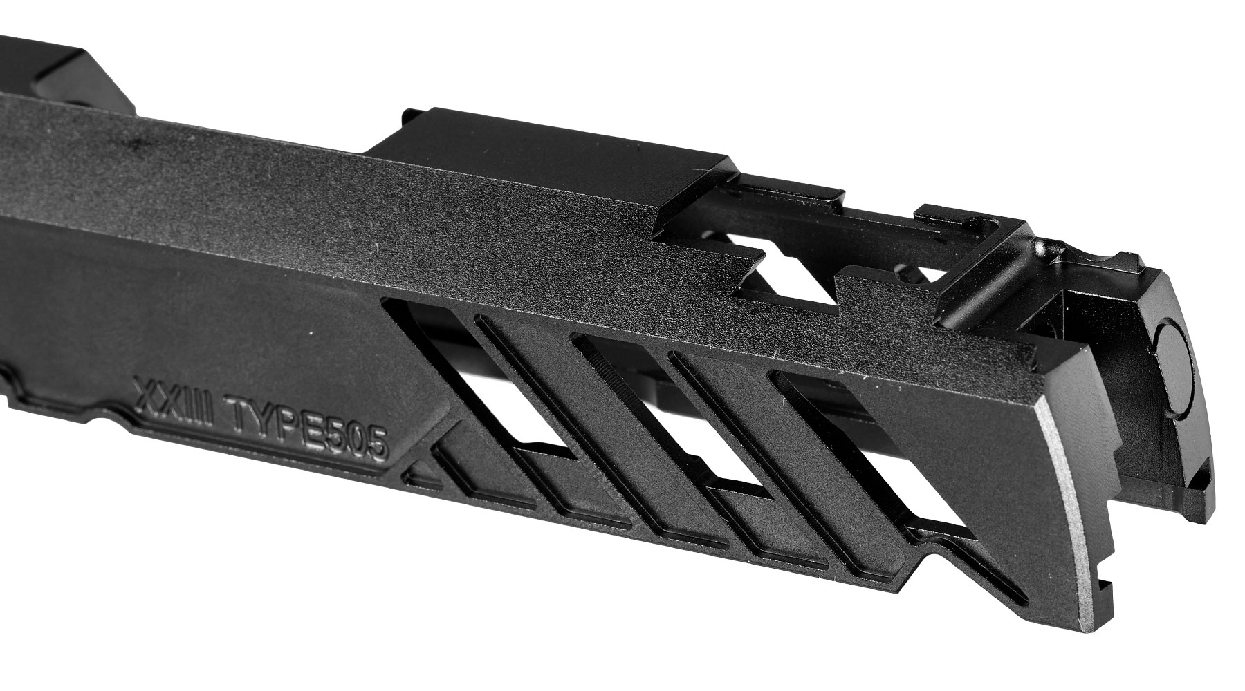 Dr. Black Type 777 CNC 6063 Aluminium Schlitten f. Tokyo Marui Hi-Capa 5.1 GBB schwarz Bild 7