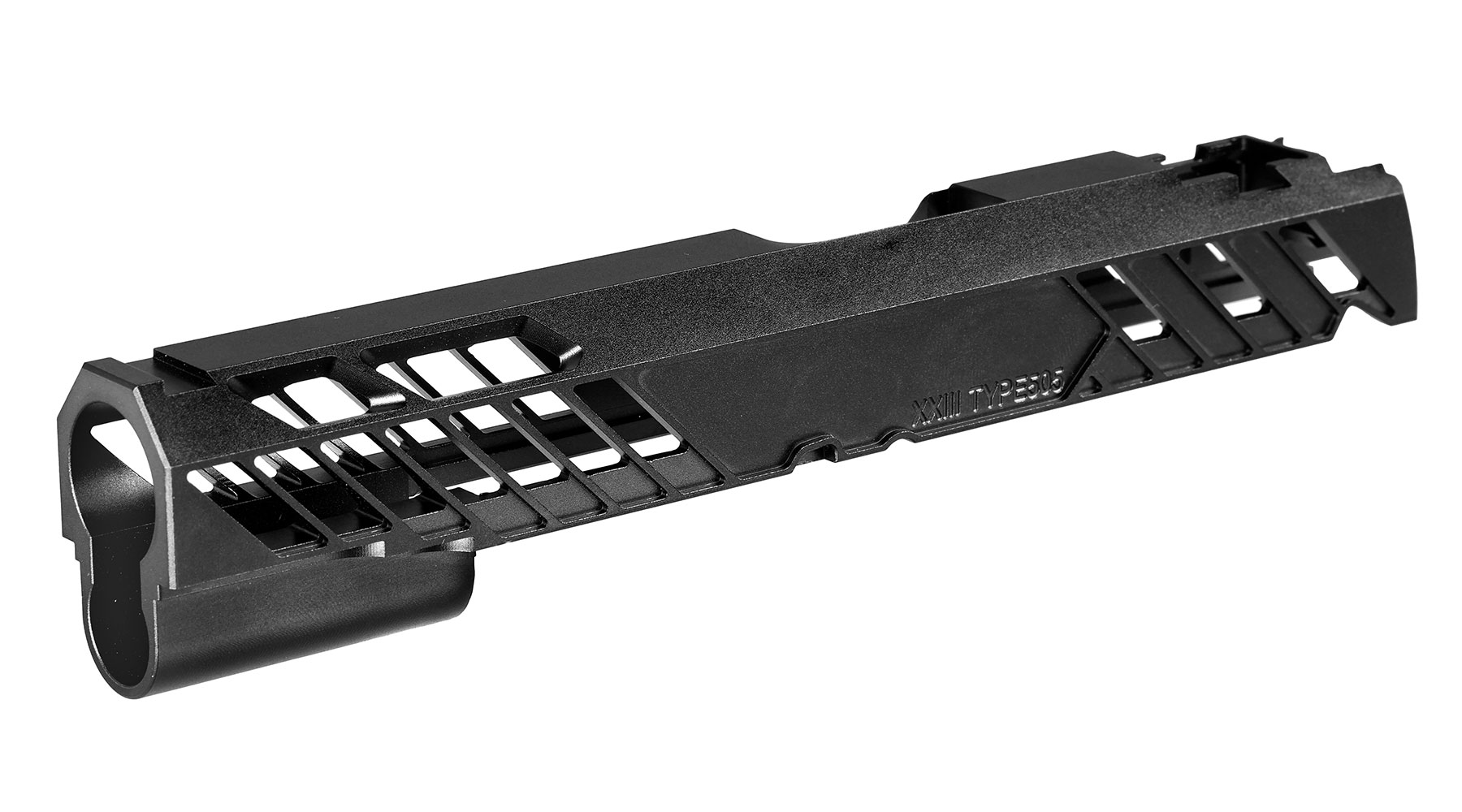 Dr. Black Type 505 CNC 6063 Aluminium Schlitten f. Tokyo Marui Hi-Capa 5.1 GBB schwarz