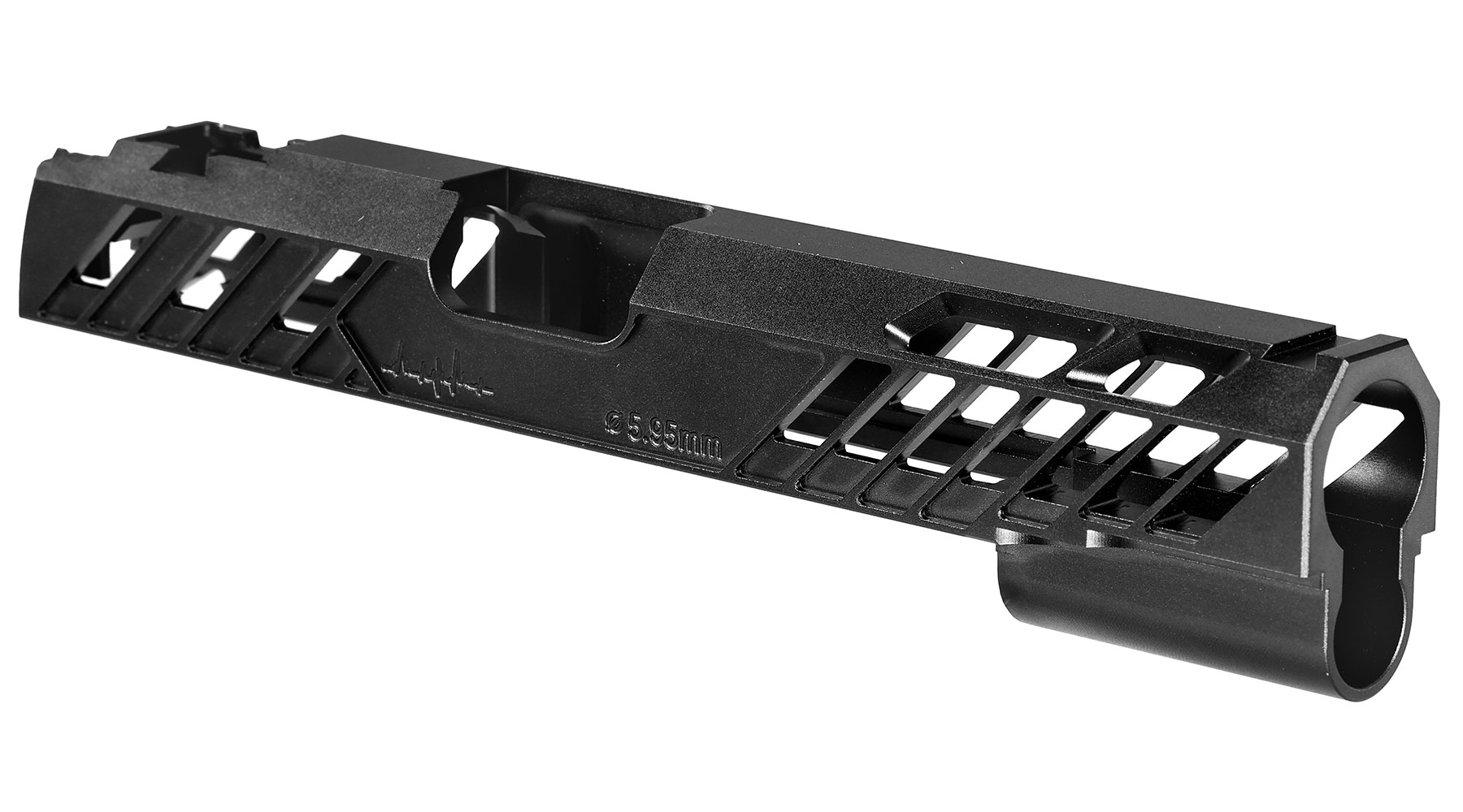 Dr. Black Type 505 CNC 6063 Aluminium Schlitten f. Tokyo Marui Hi-Capa 5.1 GBB schwarz Bild 1