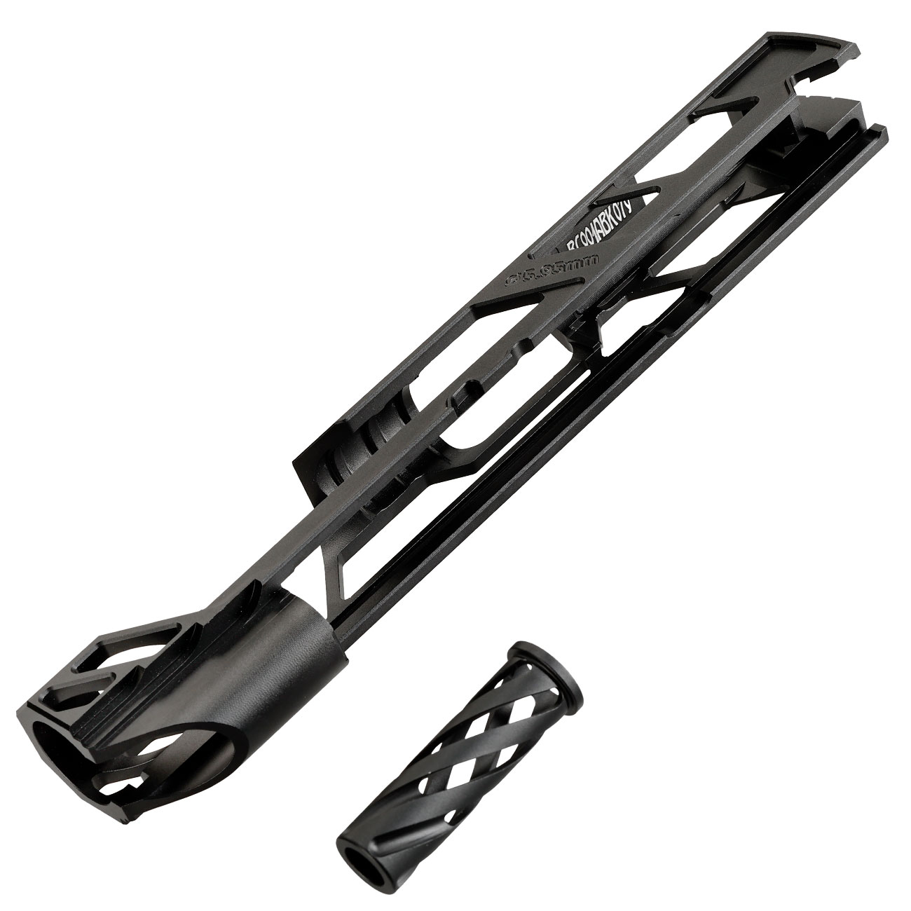 Dr. Black Type 901 CNC 6063 Aluminium Schlitten f. Tokyo Marui Hi-Capa 5.1 GBB schwarz Bild 6