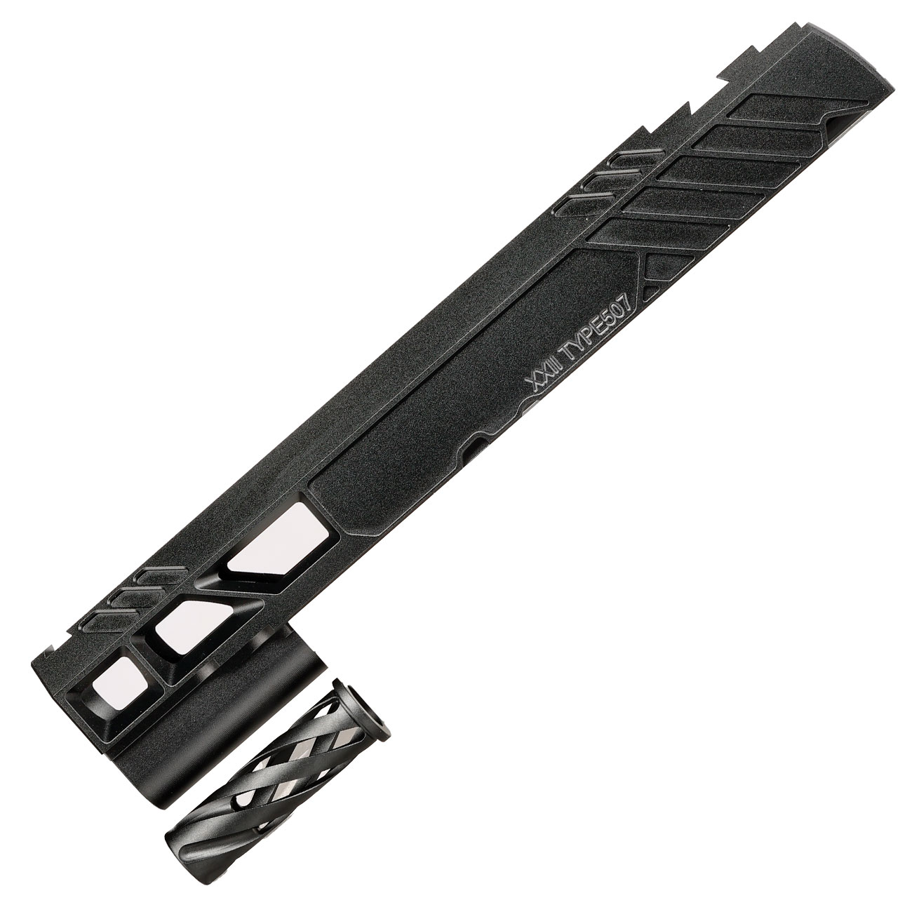 Dr. Black Type 507 CNC 6063 Aluminium Schlitten f. Tokyo Marui Hi-Capa 5.1 GBB schwarz Bild 4