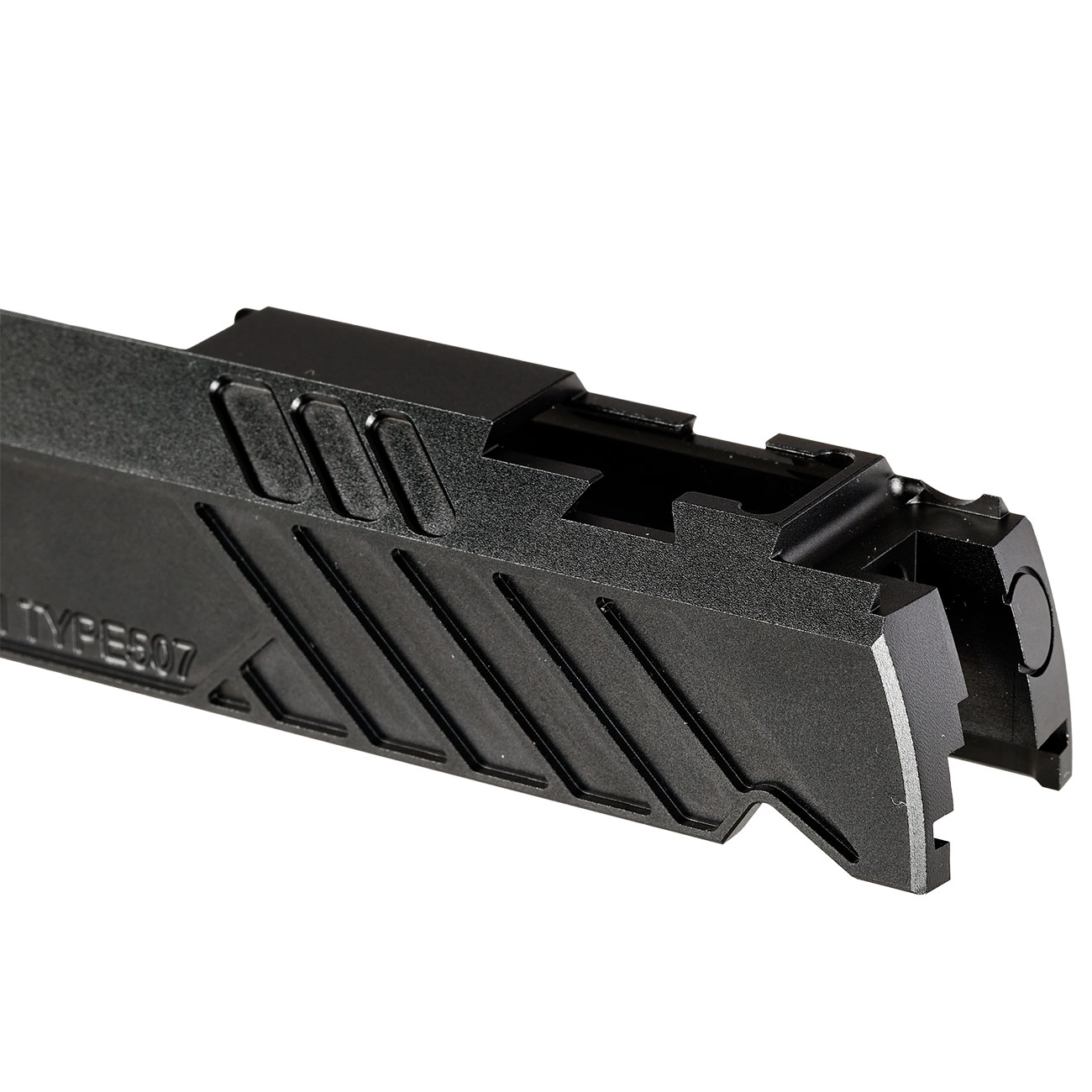 Dr. Black Type 507 CNC 6063 Aluminium Schlitten f. Tokyo Marui Hi-Capa 5.1 GBB schwarz Bild 9