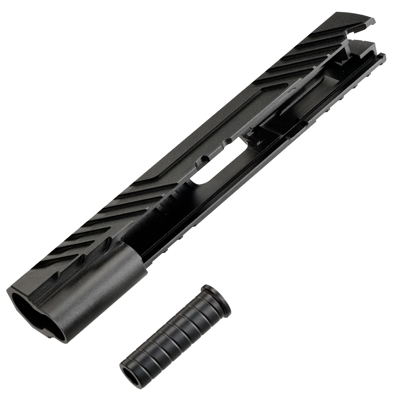 Dr. Black Type 300 CNC 6063 Aluminium Schlitten f. Tokyo Marui Hi-Capa 5.1 GBB schwarz Bild 6