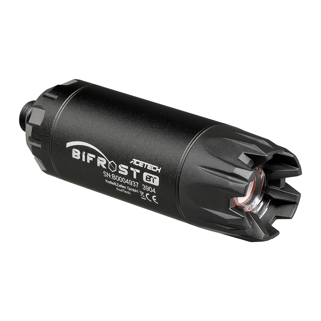 Acetech Tracer Unit mit Bifrost BT Multi-Color Flame Effect Flasher Unit / Chronograph inkl. Akku 14mm- / 11mm+ schwarz Bild 1