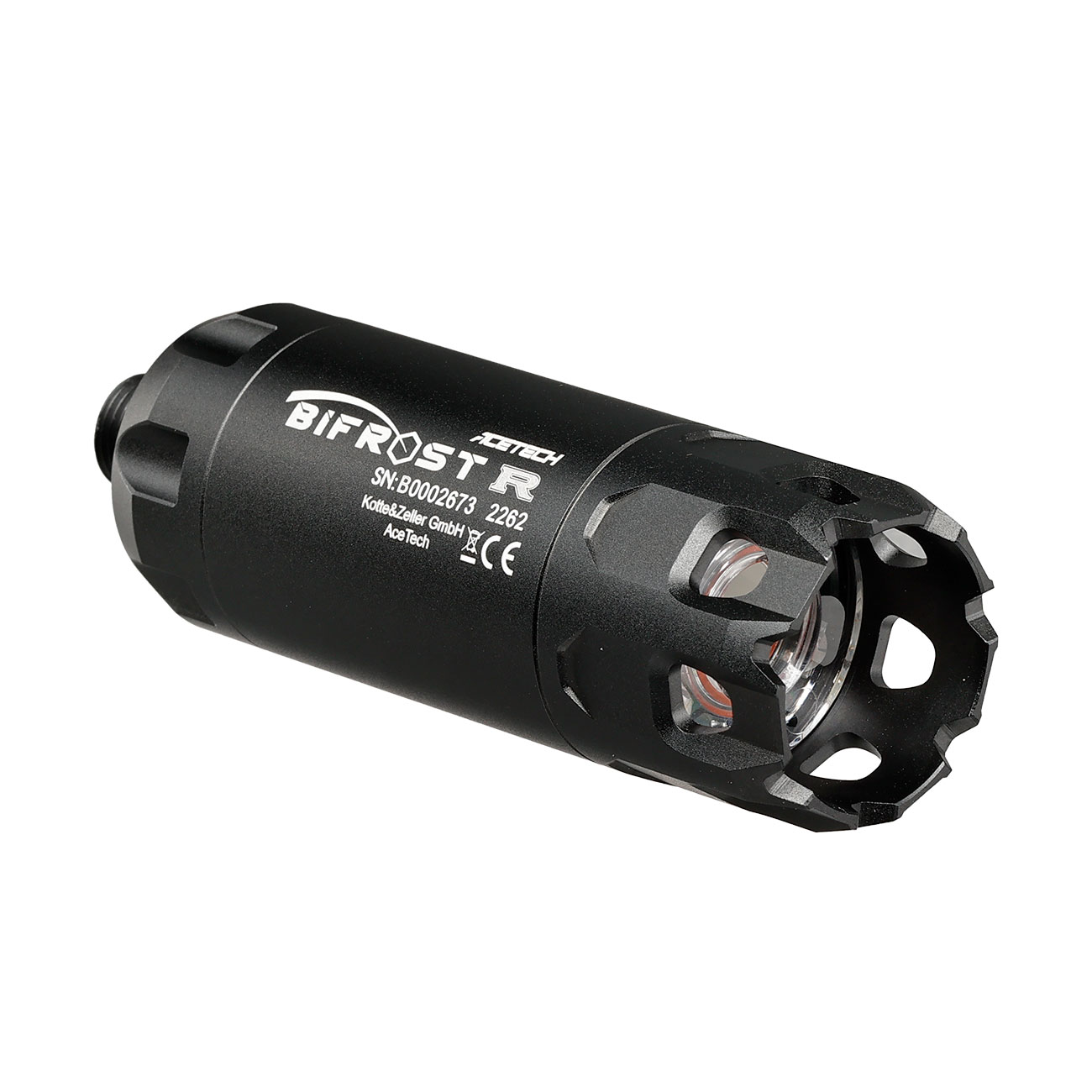 Acetech Tracer Unit mit Bifrost R Multi-Color Flame Effect Flasher Unit inkl. Akku 14mm- schwarz Bild 1