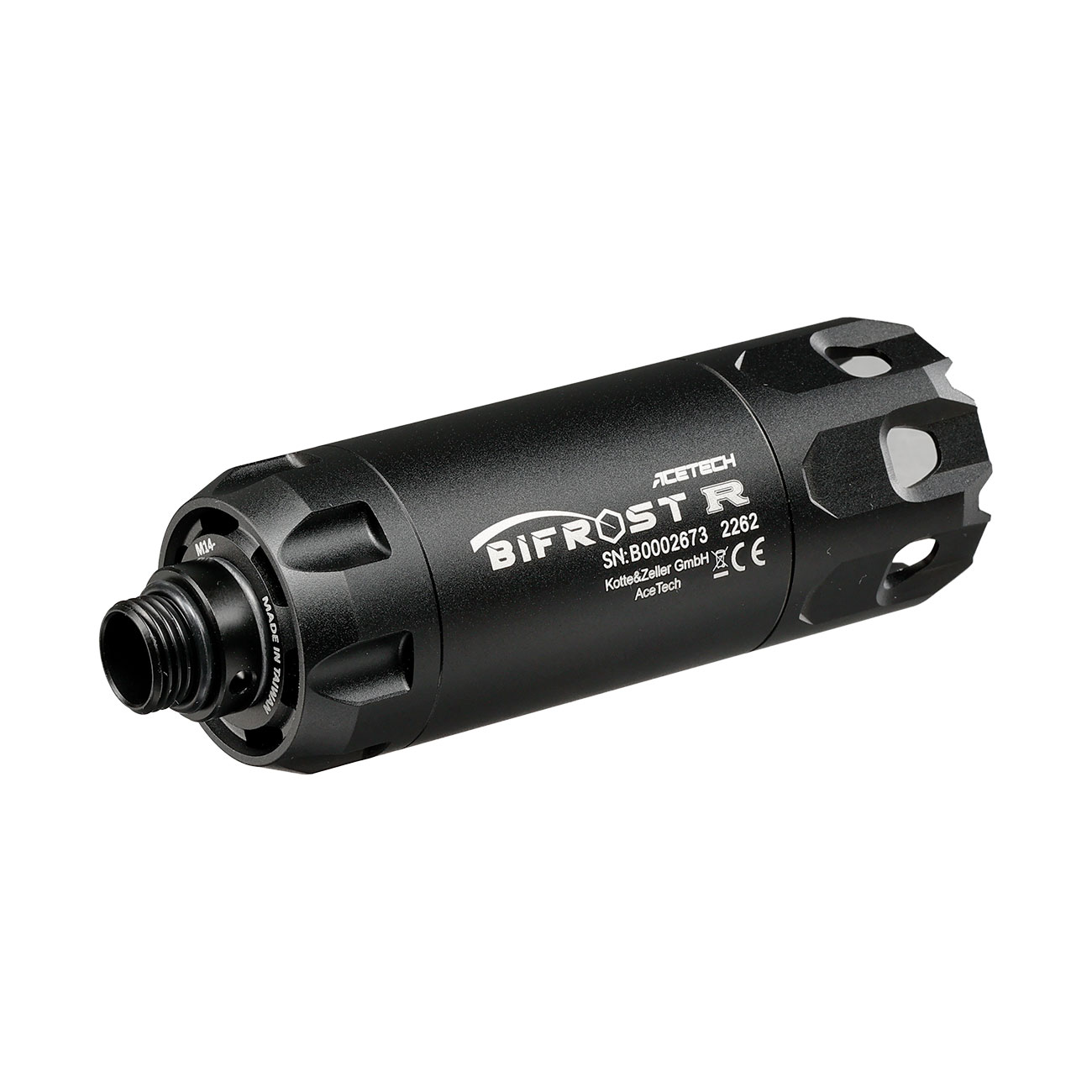Acetech Tracer Unit mit Bifrost R Multi-Color Flame Effect Flasher Unit inkl. Akku 14mm- schwarz Bild 2