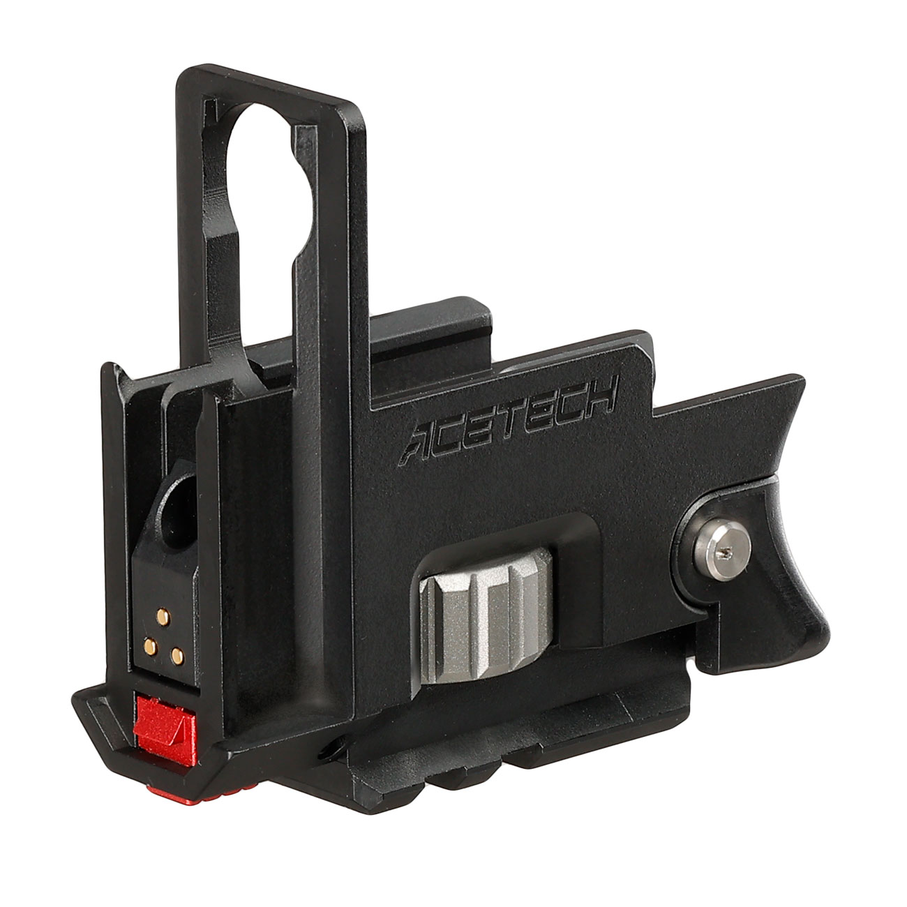 Acetech Genesis Standard Tracer Unit mit Bifrost Multi-Color Flame Effect Flasher Unit inkl. Akku f. G17 GBB Pistolen schwarz Bild 10