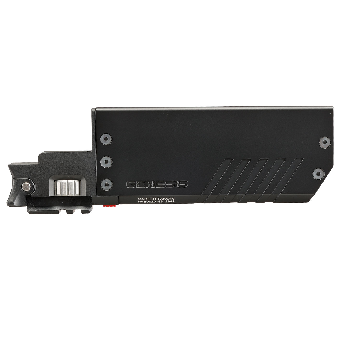 Acetech Genesis Standard Tracer Unit mit Bifrost Multi-Color Flame Effect Flasher Unit inkl. Akku f. G17 GBB Pistolen schwarz Bild 7