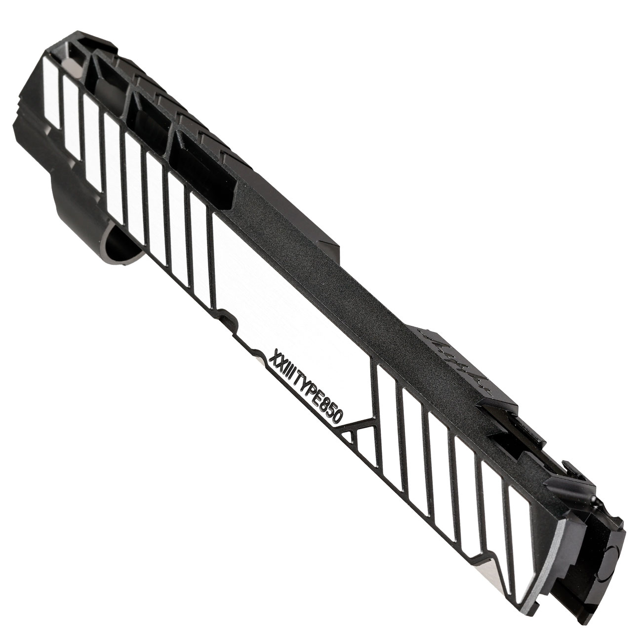 Dr. Black Type 850 CNC 6063 Aluminium Schlitten f. Tokyo Marui Hi-Capa 5.1 GBB schwarz Bild 3