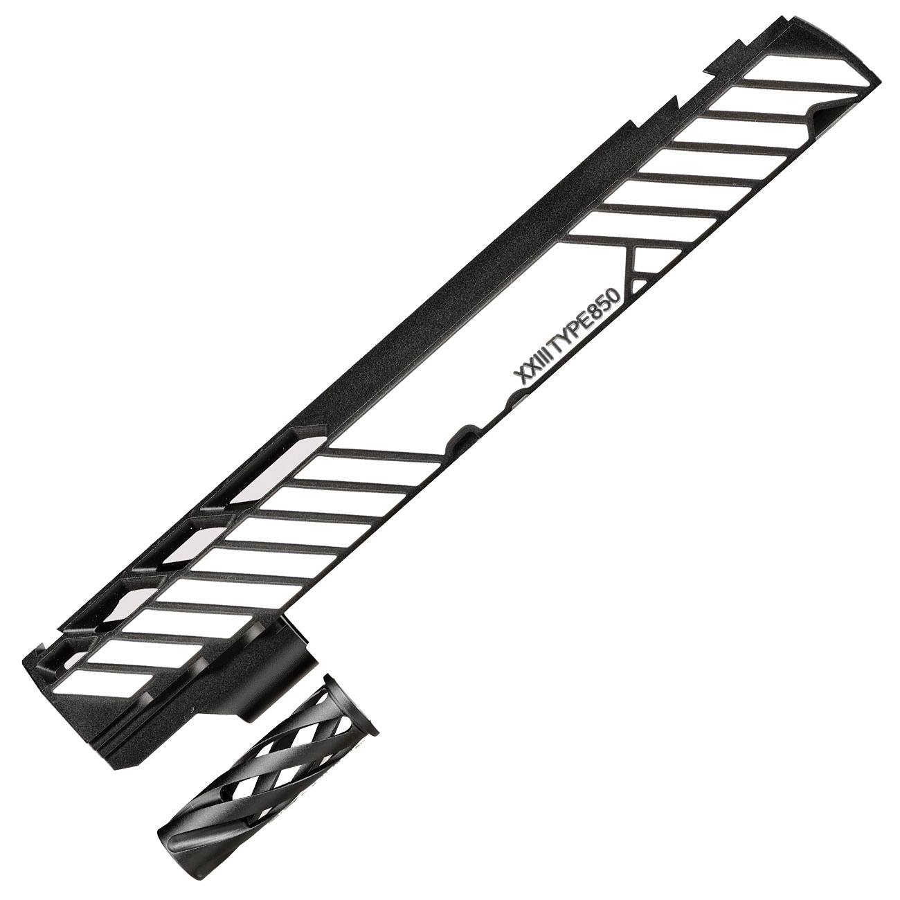 Dr. Black Type 850 CNC 6063 Aluminium Schlitten f. Tokyo Marui Hi-Capa 5.1 GBB schwarz Bild 4