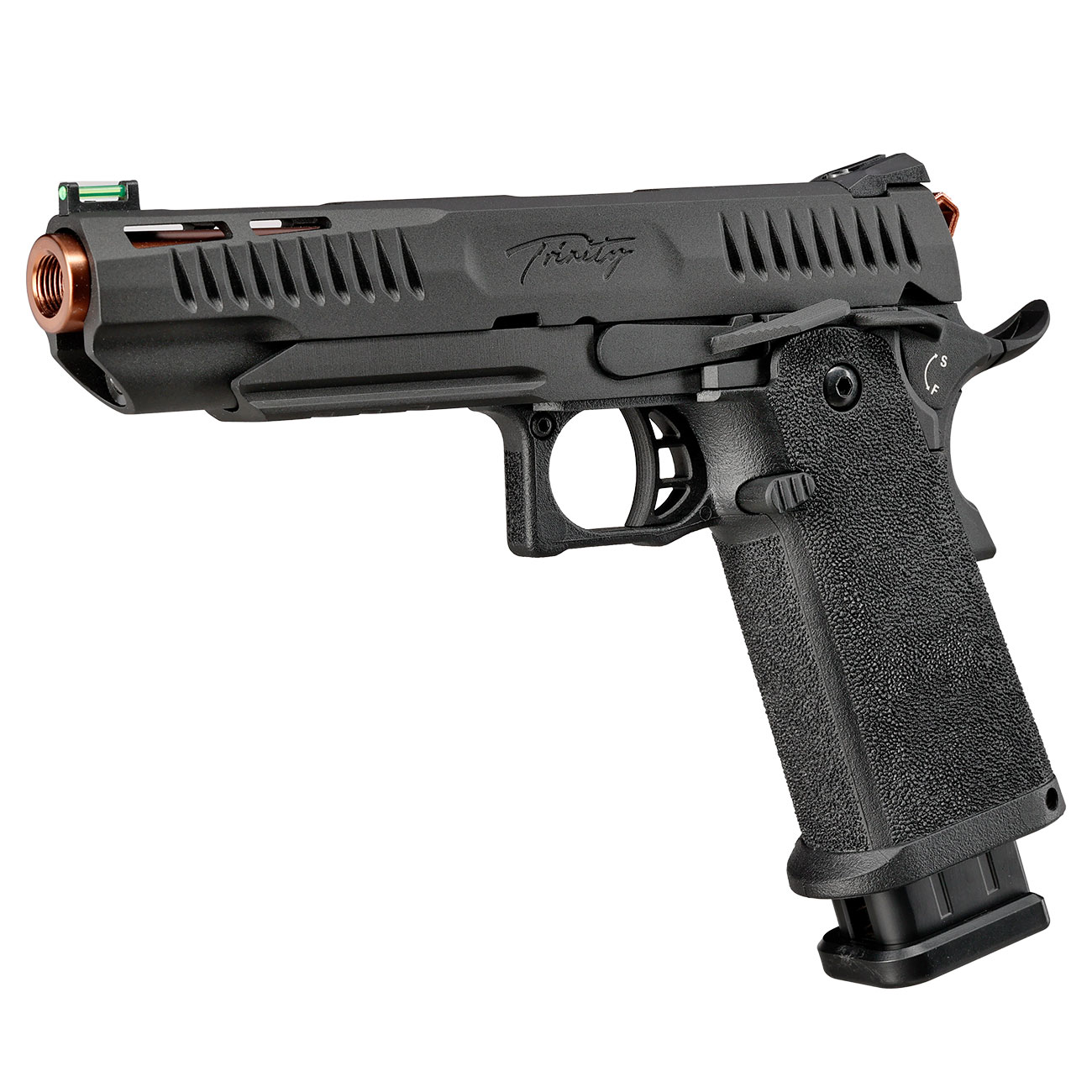 Modify Hi-Capa 5.1 Trinity Vollmetall GBB 6mm BB schwarz / bronze