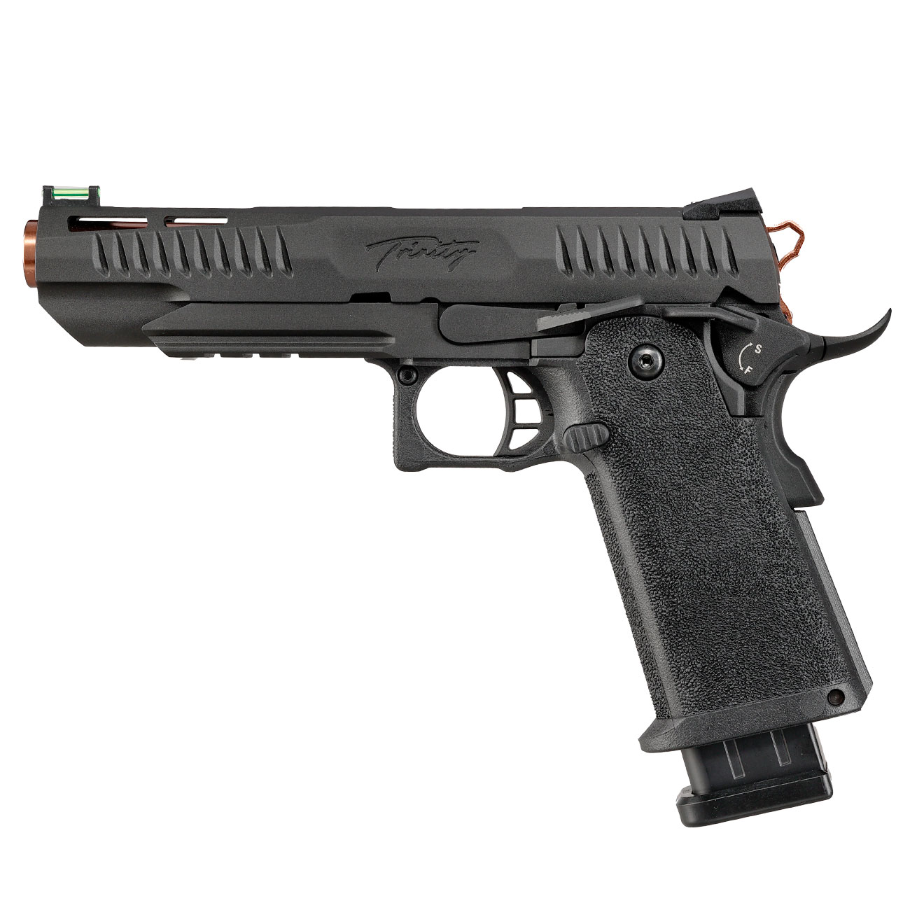 Modify Hi-Capa 5.1 Trinity Vollmetall GBB 6mm BB schwarz / bronze Bild 1