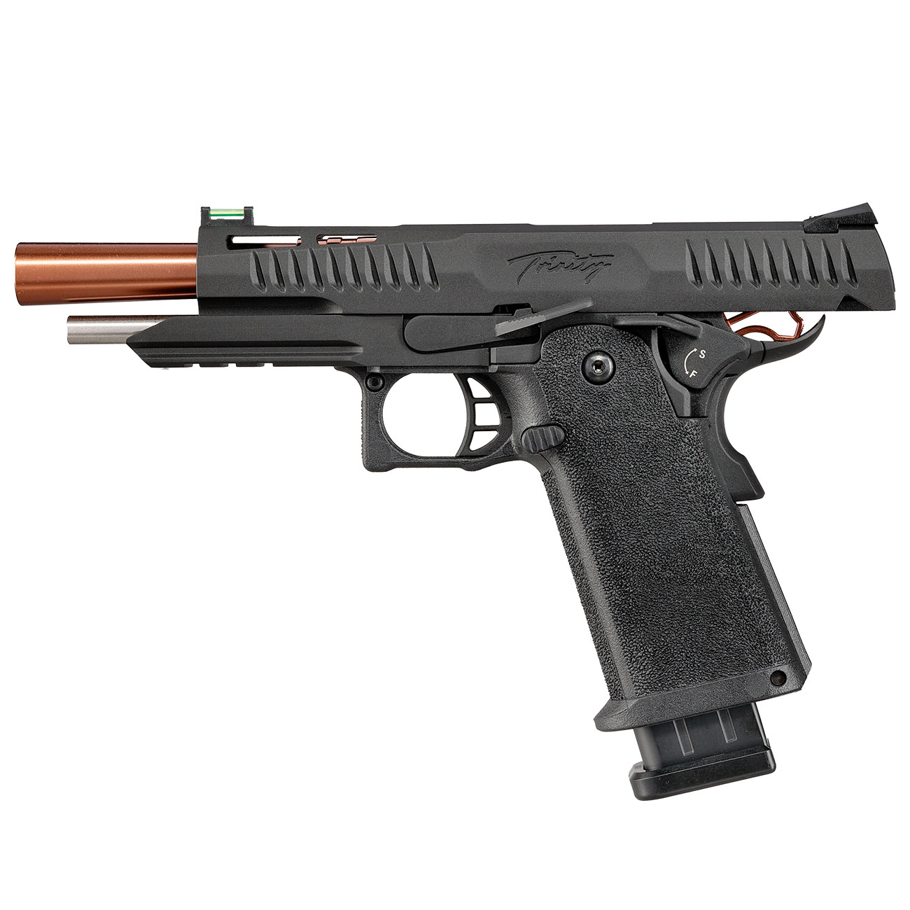 Modify Hi-Capa 5.1 Trinity Vollmetall GBB 6mm BB schwarz / bronze Bild 2