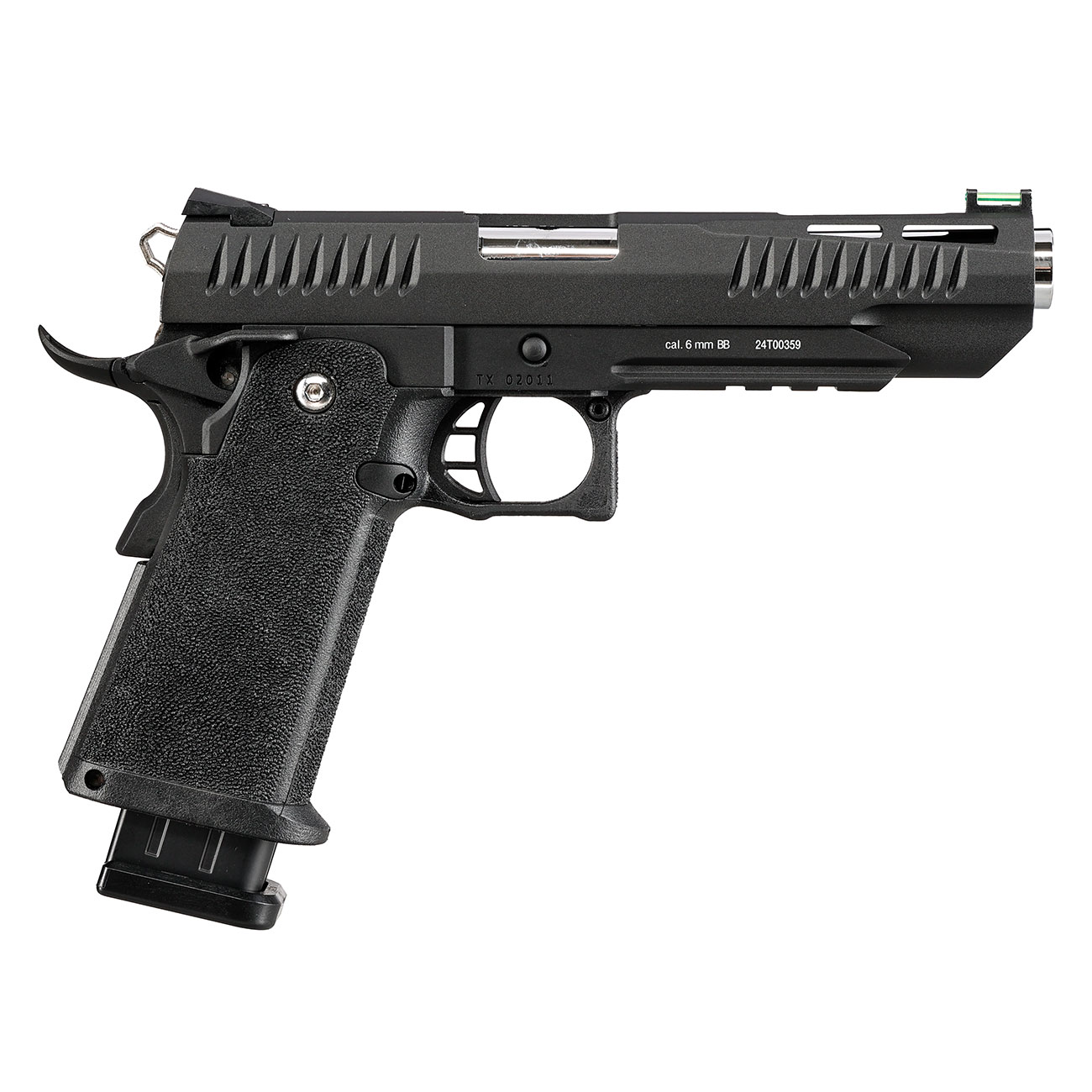 Modify Hi-Capa 5.1 Trinity Vollmetall GBB 6mm BB schwarz / silber Bild 3