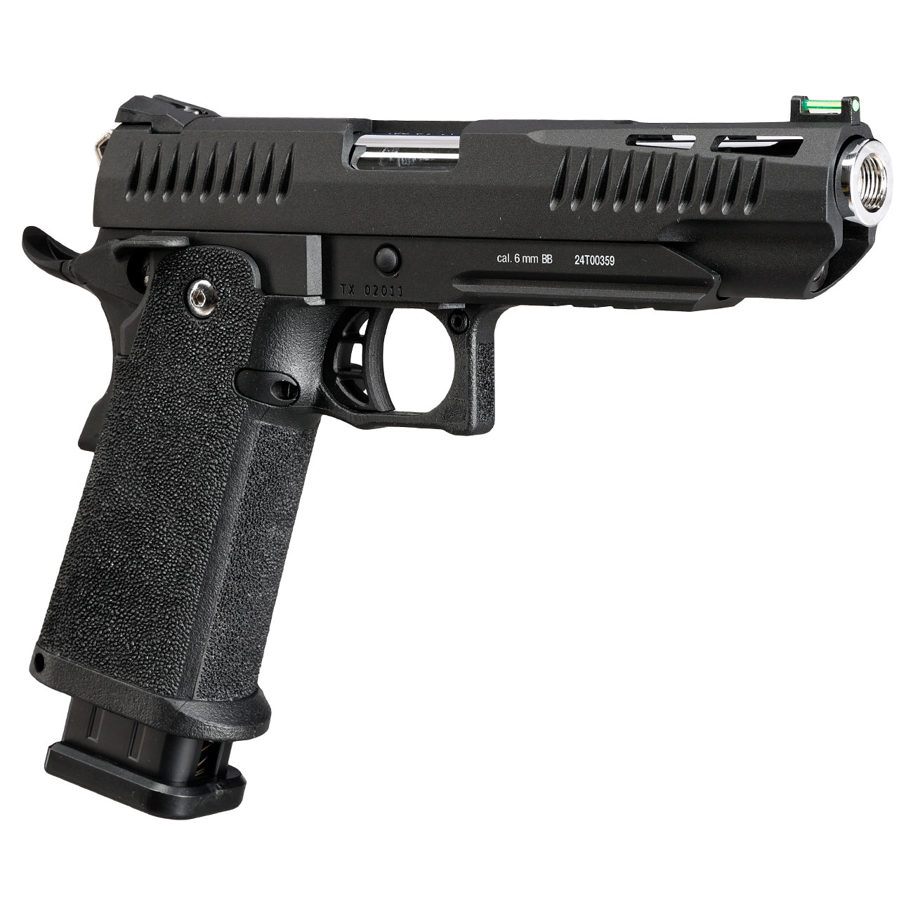 Modify Hi-Capa 5.1 Trinity Vollmetall GBB 6mm BB schwarz / silber Bild 7