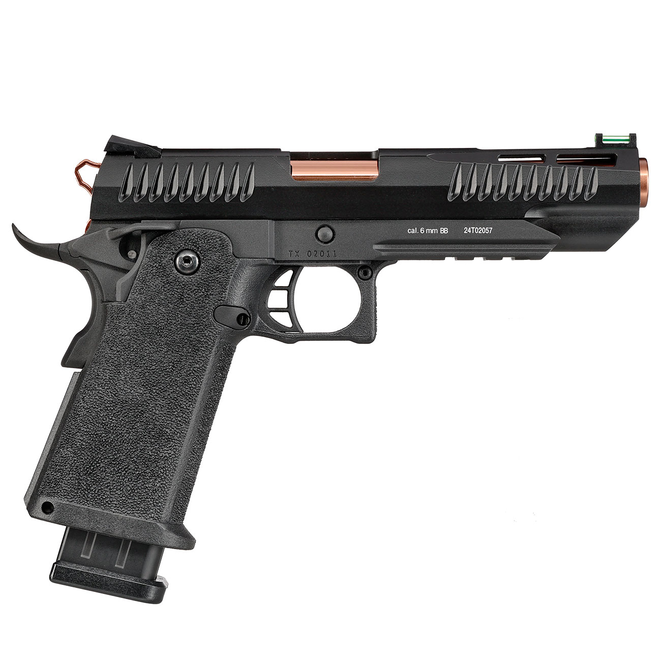 Modify Hi-Capa 5.1 Trinity Metallrahmen / Polymer-Schlitten GBB 6mm BB schwarz / bronze Bild 3